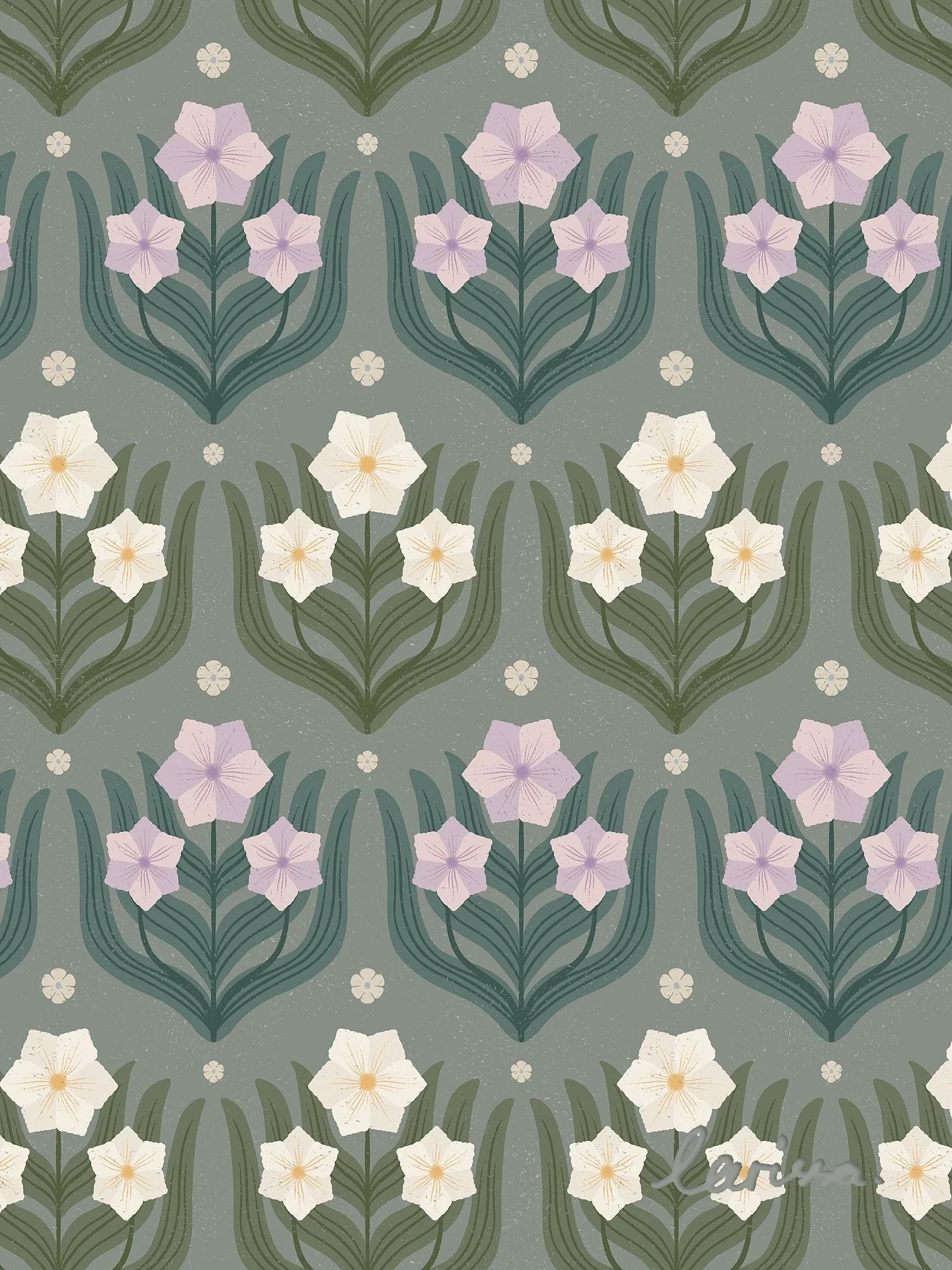 Back on my Exploring Pattern Layouts Series again. We are learning to create hexagon and octagon patterns in Procreate this time. And the above image is my example design in a hexagonal structure.

Watch full tutorial on my bio site under &ldquo;Tuto