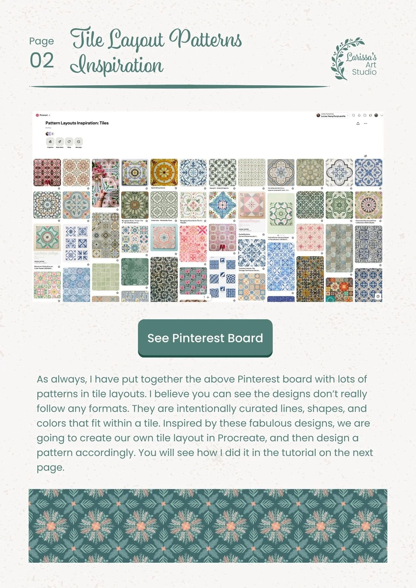 Dec 25 - Creative Guide - Pattern Layout: Tiles - Inspiration
