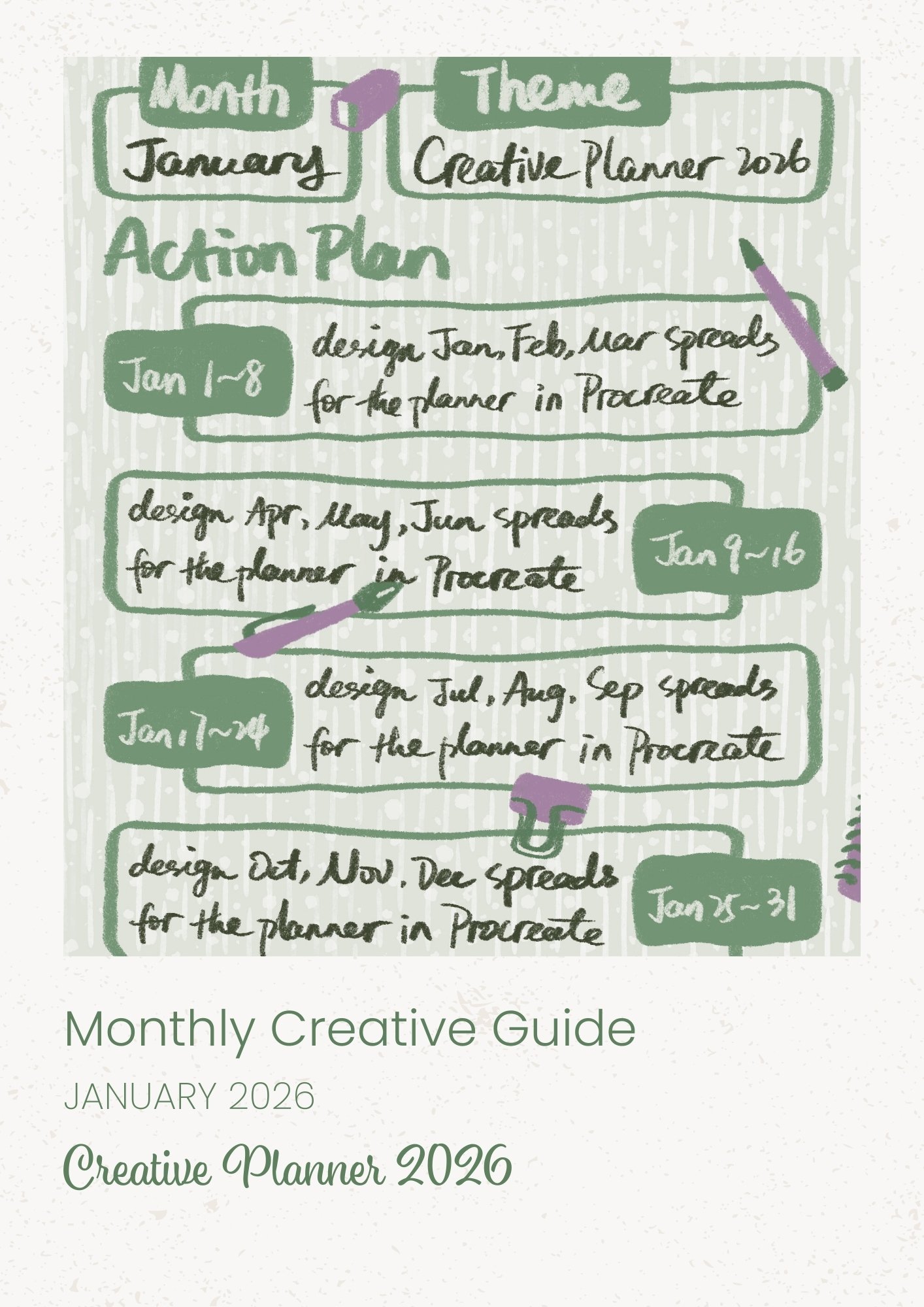Jan 26 - Creative Guide - Creative Planner 2026 - Cover