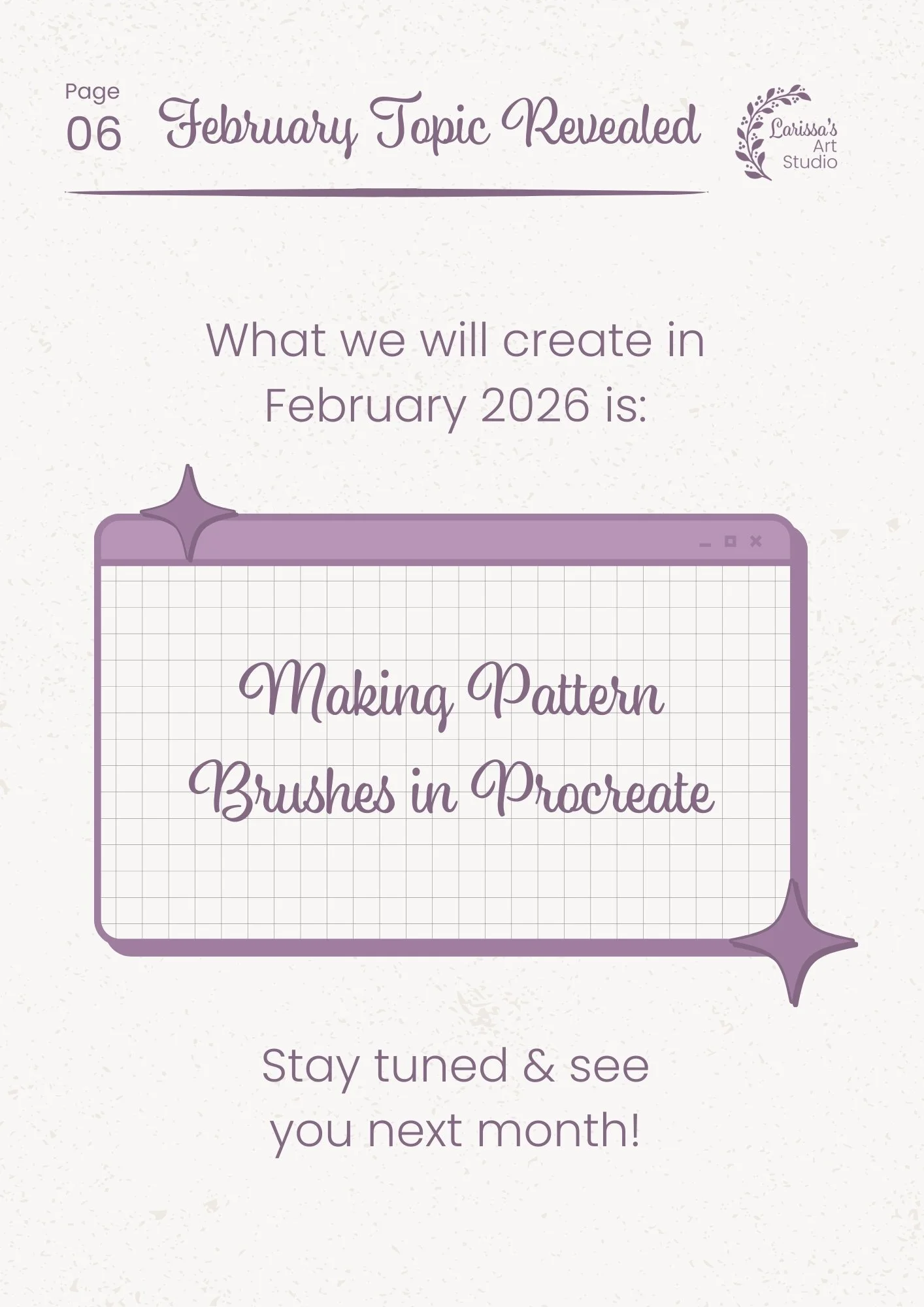 Jan 26 - Creative Guide - Creative Planner 2026 - Feb Topic Revealed