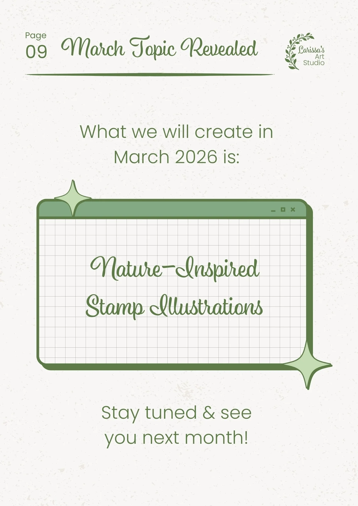 Feb 26 - Creative Guide - Making Doodle Pattern Brushes - March Topic Revealed