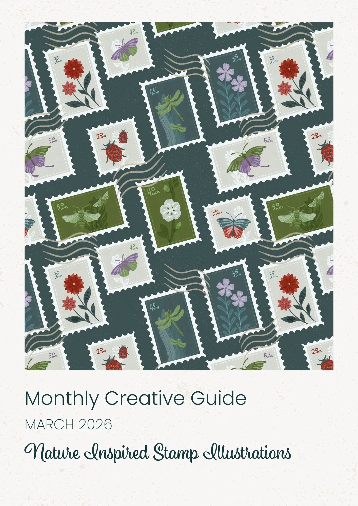 Mar 26 - Creative Guide - Nature Inspired Stamp Collection - Cover