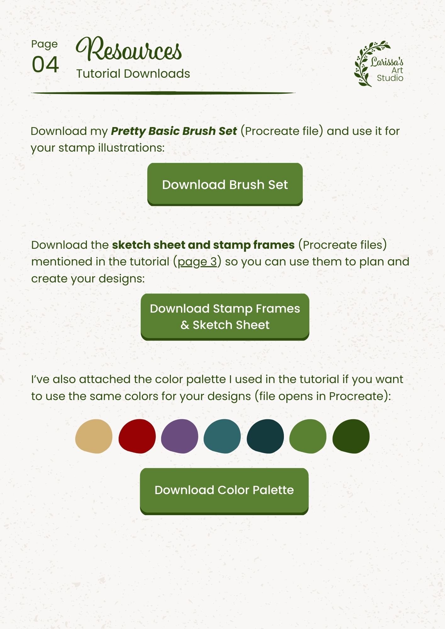 Mar 26 - Creative Guide - Nature Inspired Stamp Collection - Resources Downloads