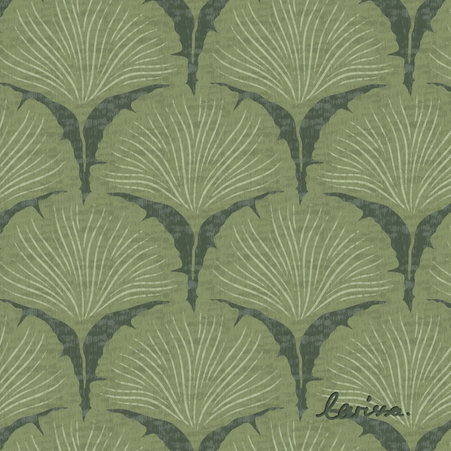 Continuing to participate in the Blender Bonanza 2026 Challenge hosted by Erin Kendal.
Prompt: Clover or other small greenery.
Ginkgo leaves in a scalloped layout. It&rsquo;s always fun to design a pattern in such a classic layout. 
All designs are l