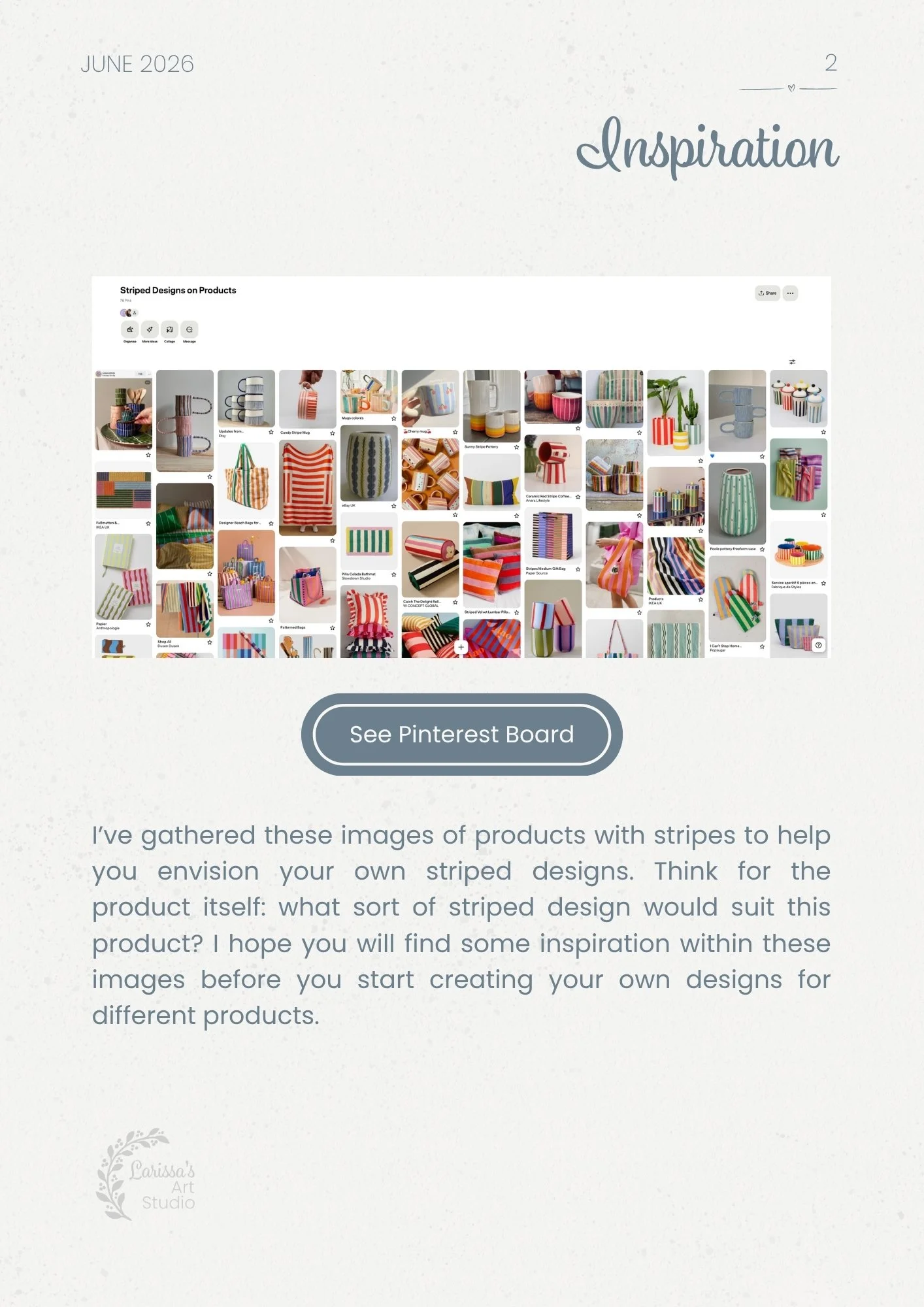 Jun 26 - Creative Guide - Striped Designs - Inspiration