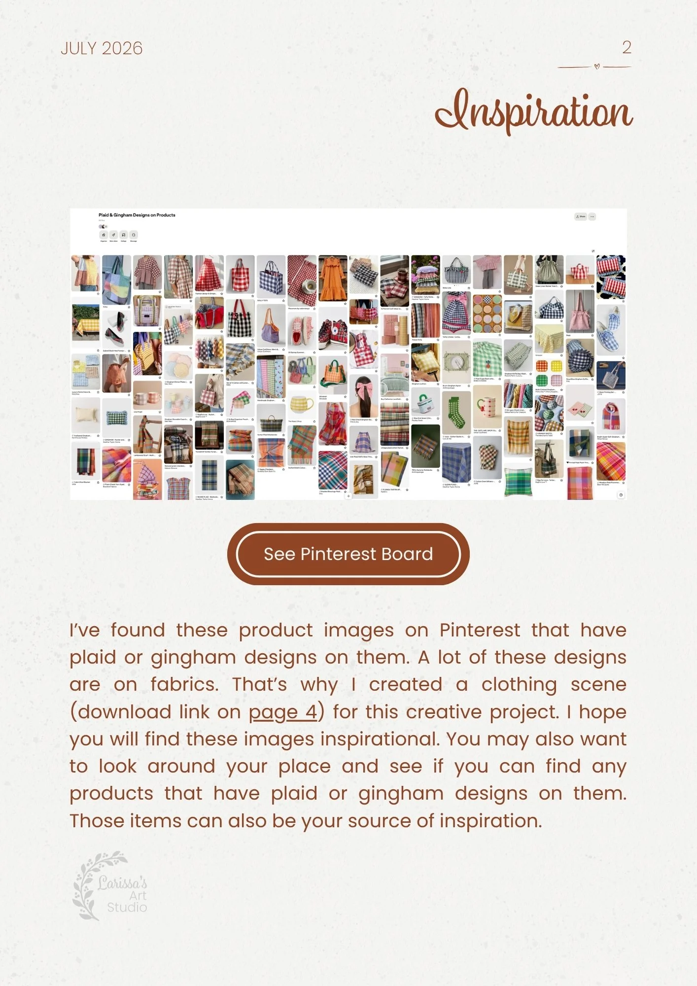 Jul 26 - Creative Guide - Plaid Gingham Designs - Iinspiration