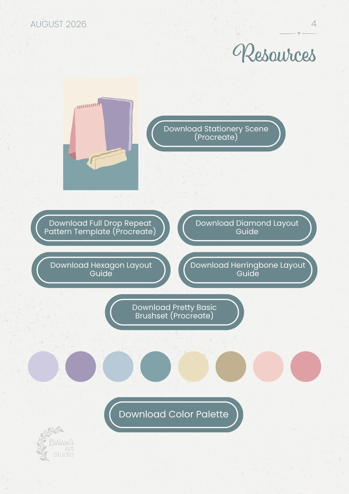 Aug 26 - Creative Guide - Geometric Designs - Resources