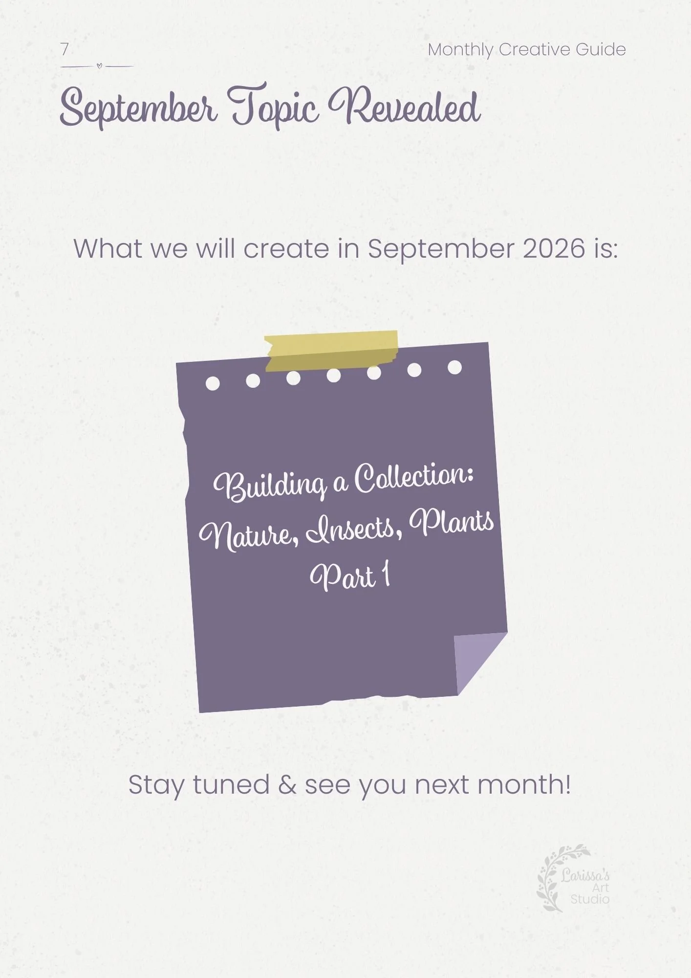 Aug 26 - Creative Guide - Geometric Designs - September Topic Revealed