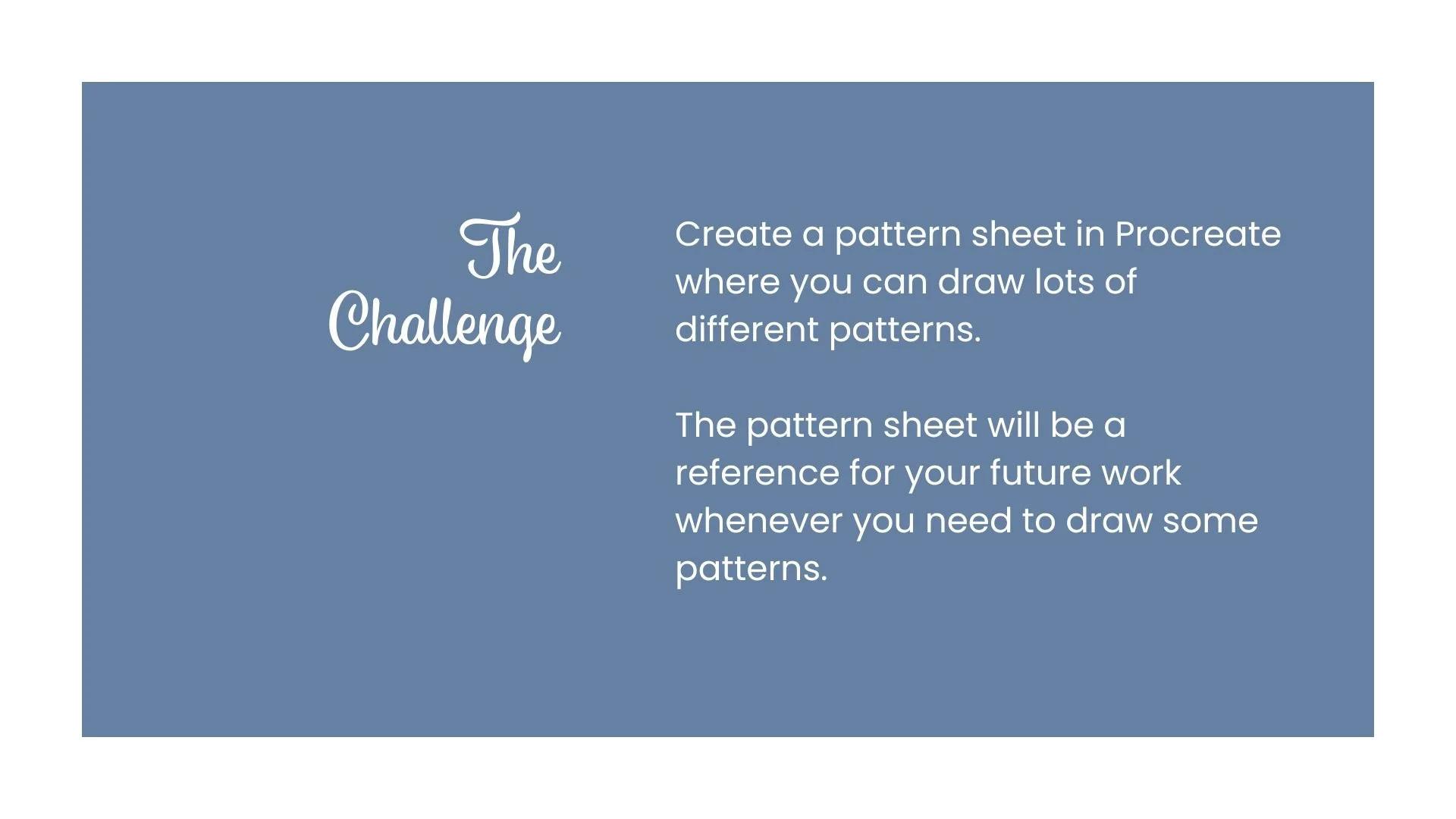 Creating a Pattern Sheet: Practice Drawing Patterns in Procreate ...