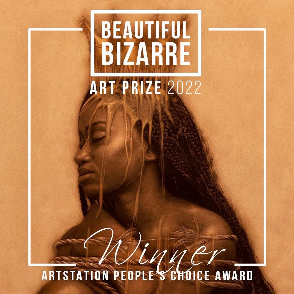Very excited to announce I am the WINNER of the People&rsquo;s Choice award at @BeautifulBizarreMagazine Art Prize 2022.

I&rsquo;m honored and amazed by the show of love and support for my art by you all. I appreciate all your Votes, Shares, Comment