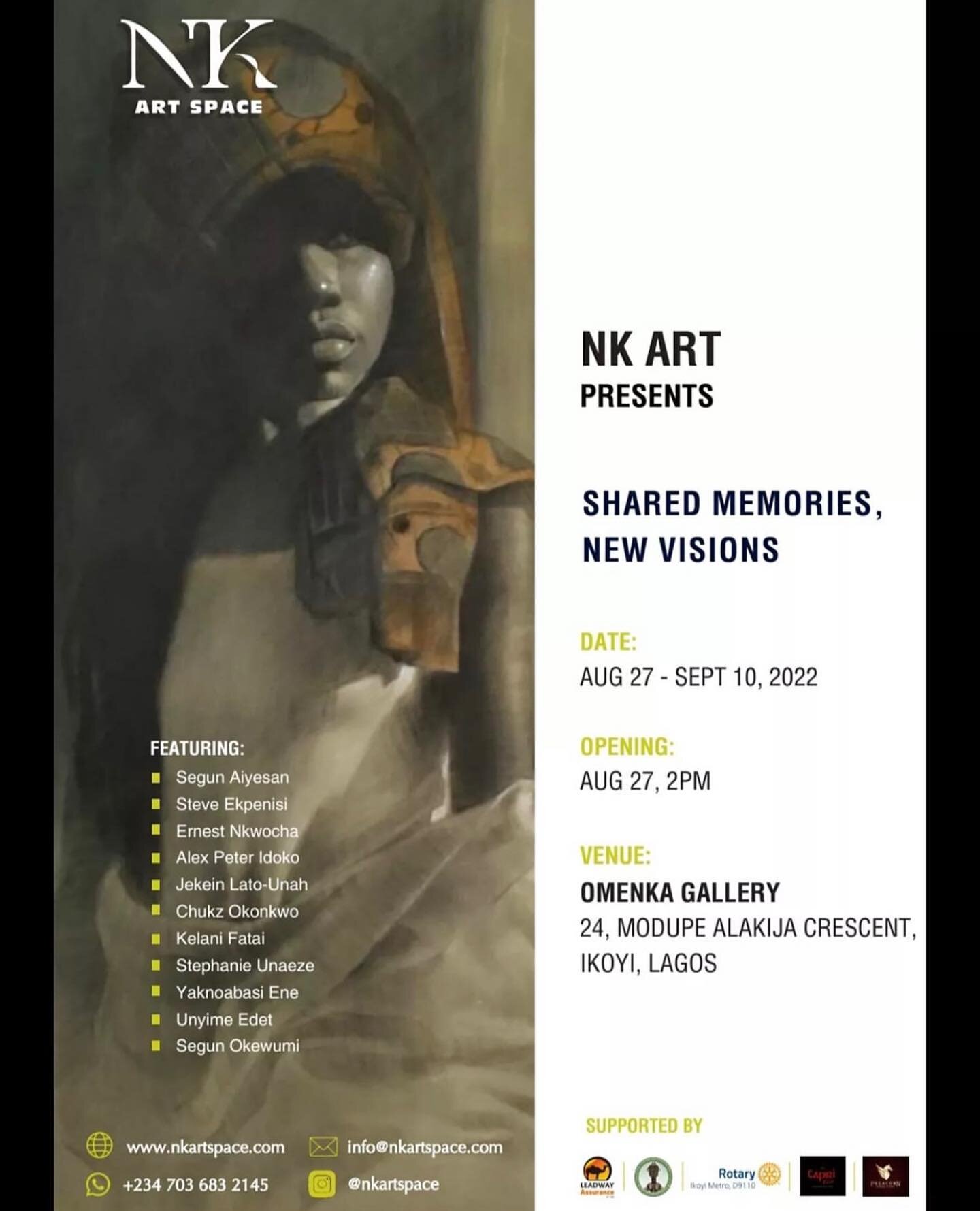 Excited to announce I will be exhibiting my piece at this group show at @omenkagallery from August 27th to September 10th presented by @nkartspace. Details of the exhibition on the flier. 

Will love to meet you guys tomorrow at the opening. 

#Pyrog