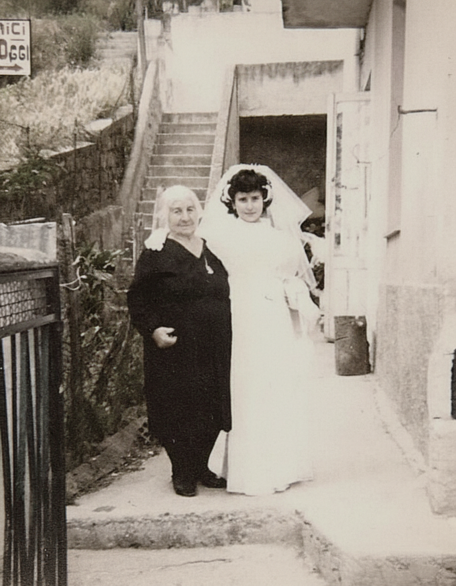 Michela Chiarelli with Nonna Malva Italian Shamans