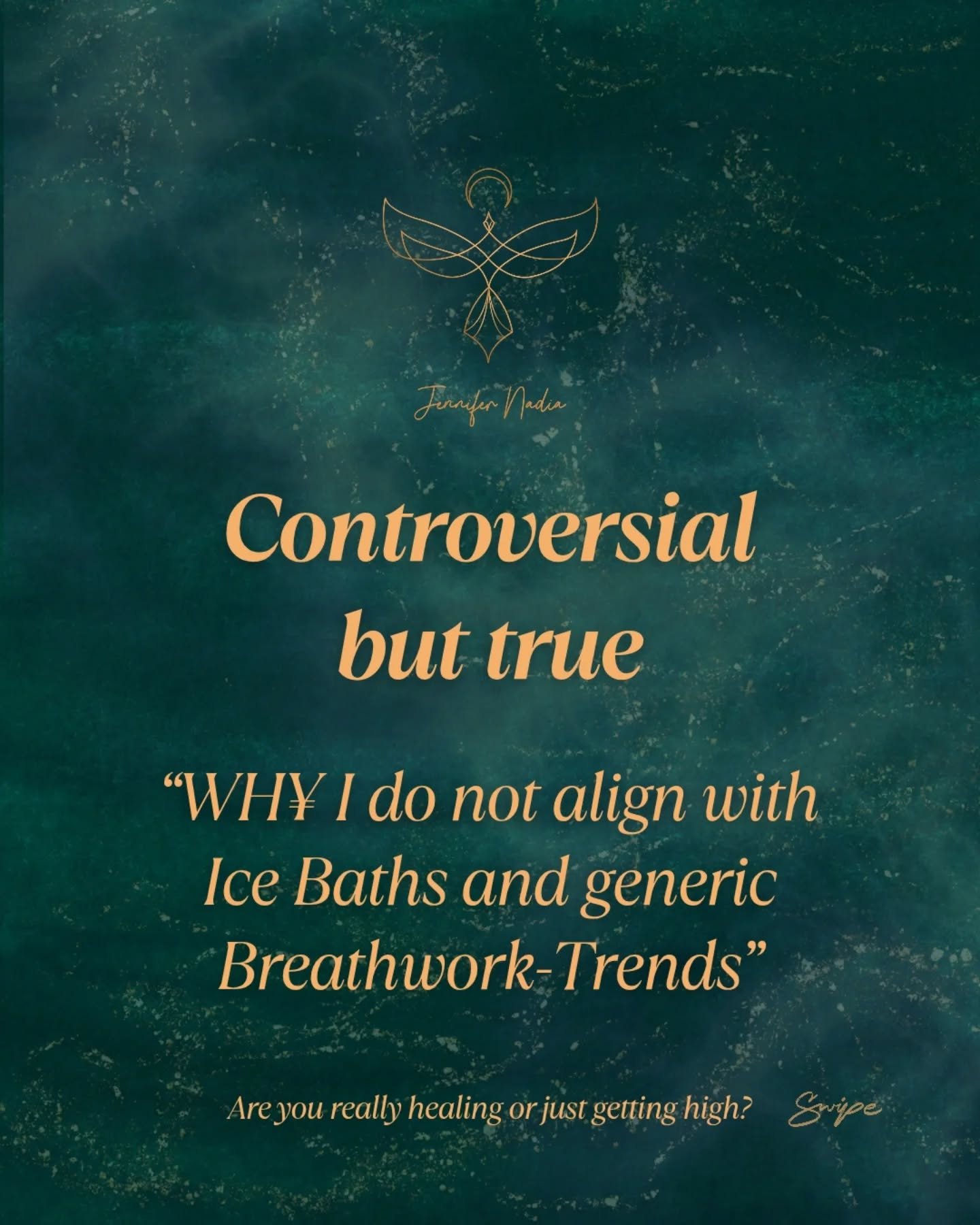 We have built a wellness culture that glorifies intensity.
The truth though… your nervous system doesn’t need more stimulation.
It needs safety.
That post-breathwork high or ice bath euphoria?
It is not peace.
It is your body in a mild