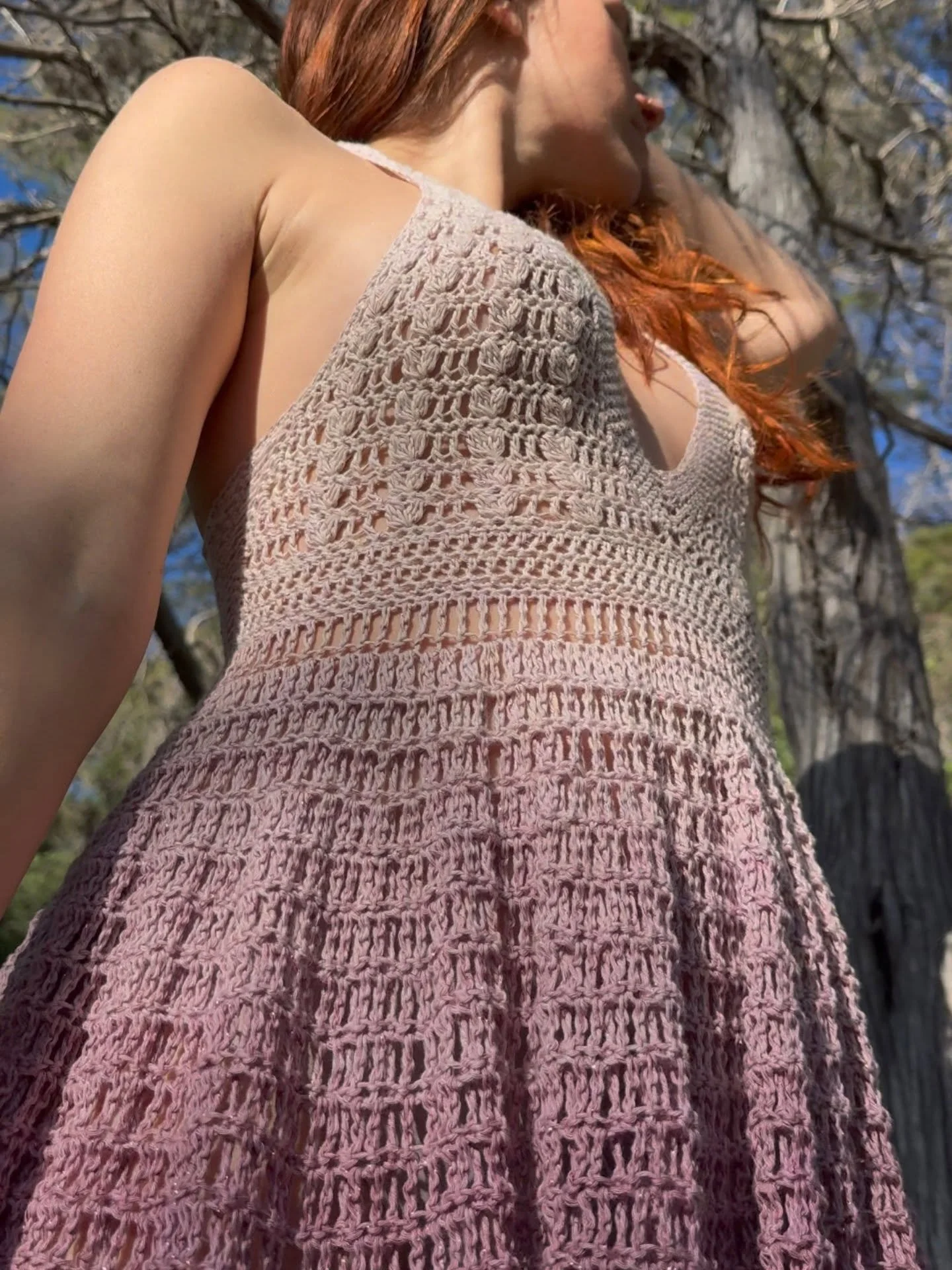 Photo dump of this gorgeous handmade crochet dress.

Pattern of the Iris Dress by @spiritandthreadcrochet 

It is honestly such a beauty and I'm sure will travel many places with me. 

All shades of rose 🌹 

#crochet #crochetnerd #yarnlove #allshade