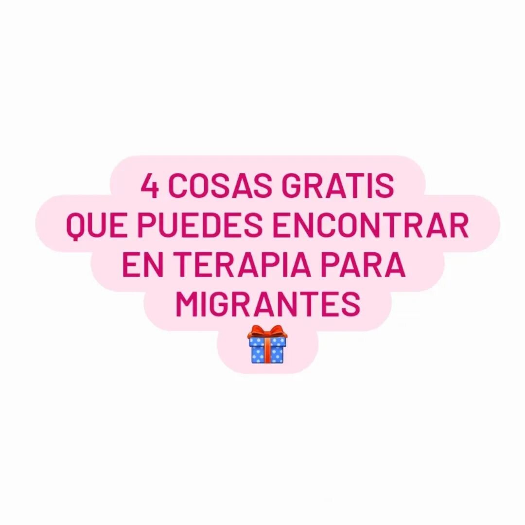 👉 4 cosas GRATIS que puedes encontrar en Terapia para Migrantes:

1️⃣ Gu&iacute;a sobre los efectos de la migraci&oacute;n en la salud mental. 

2️⃣ Test para medir la Ansiedad y Depresi&oacute;n.

3️⃣ Club de Amigos en Auckland, Nueva Zelanda que h