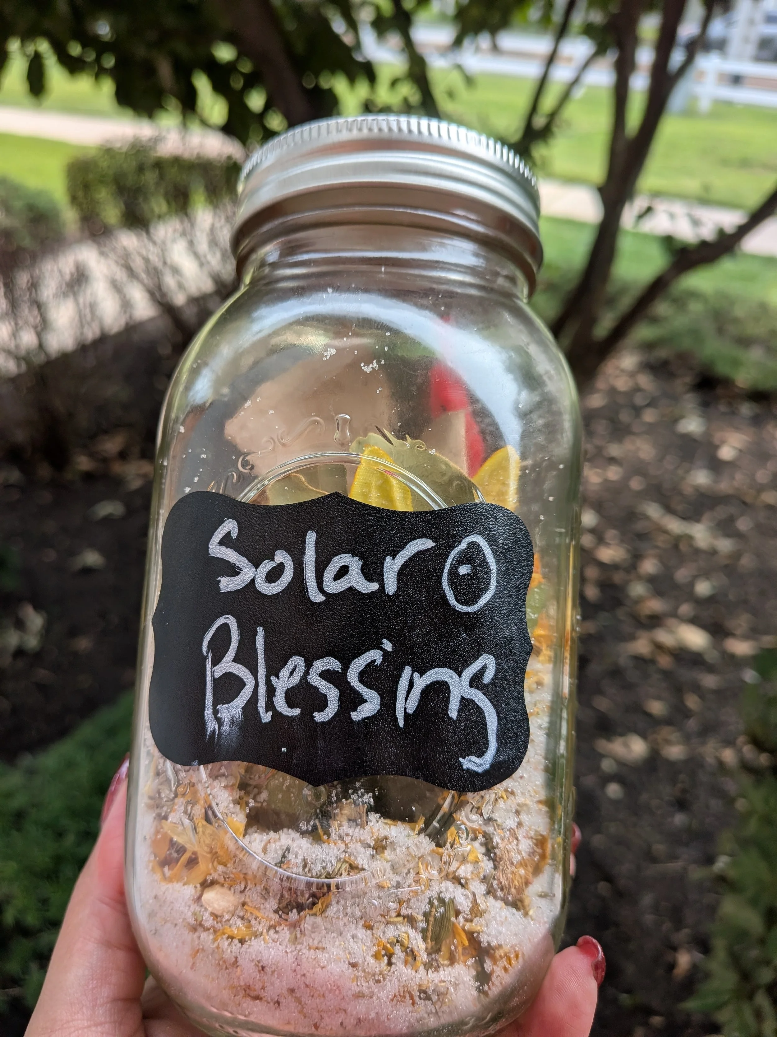 Solar Blessing Community Jar Spell