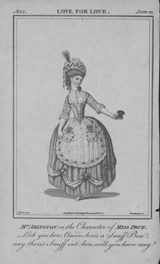 Mrs Abington as Miss Prue