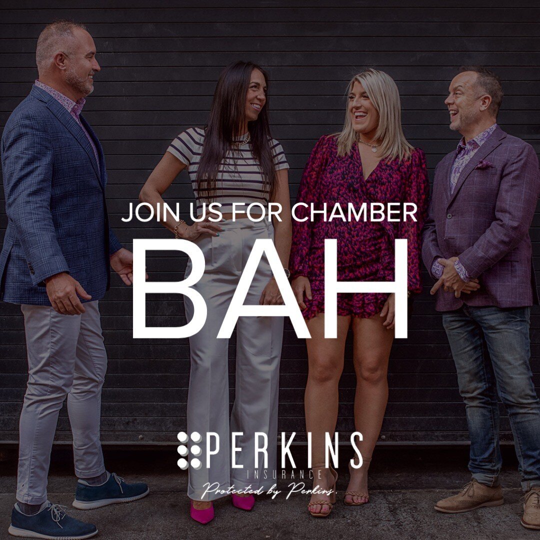 Join us on September 22nd from 5-6:30pm for Business After Hours and an Open House at the Perkins Insurance office in Abilene!   

BAH is a monthly evening social business networking event. Open to employees and guests, Chamber members and prospectiv