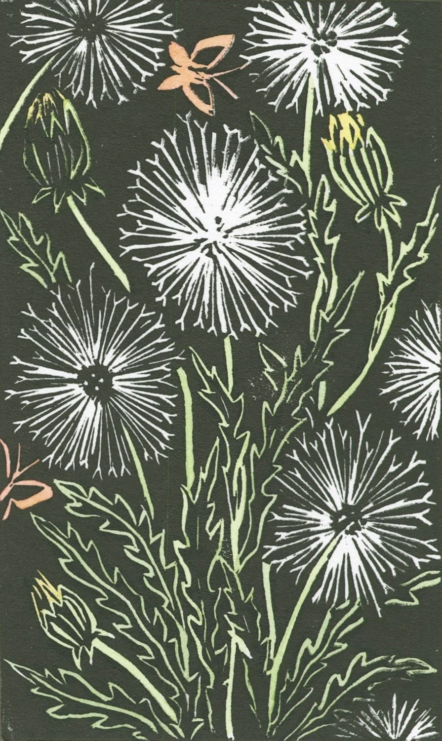 Gone To Seed #6 - Hand-pulled Original Print