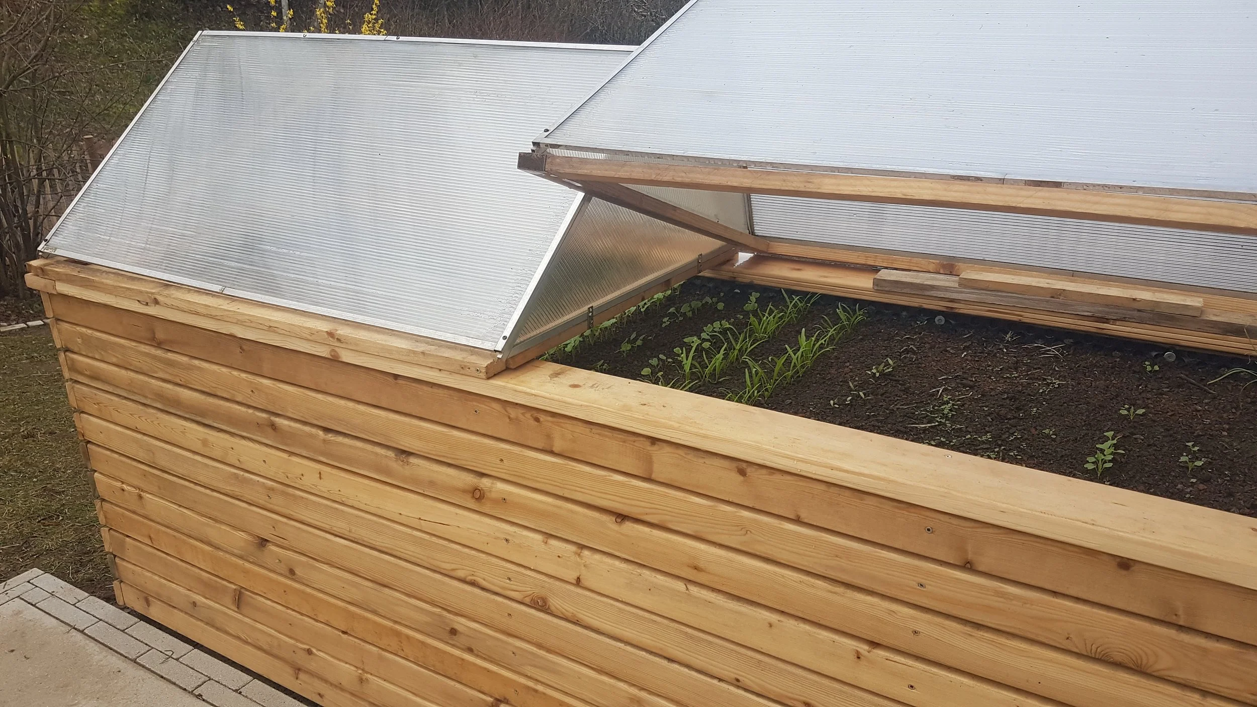 Hochbeet Abdeckung selber bauen