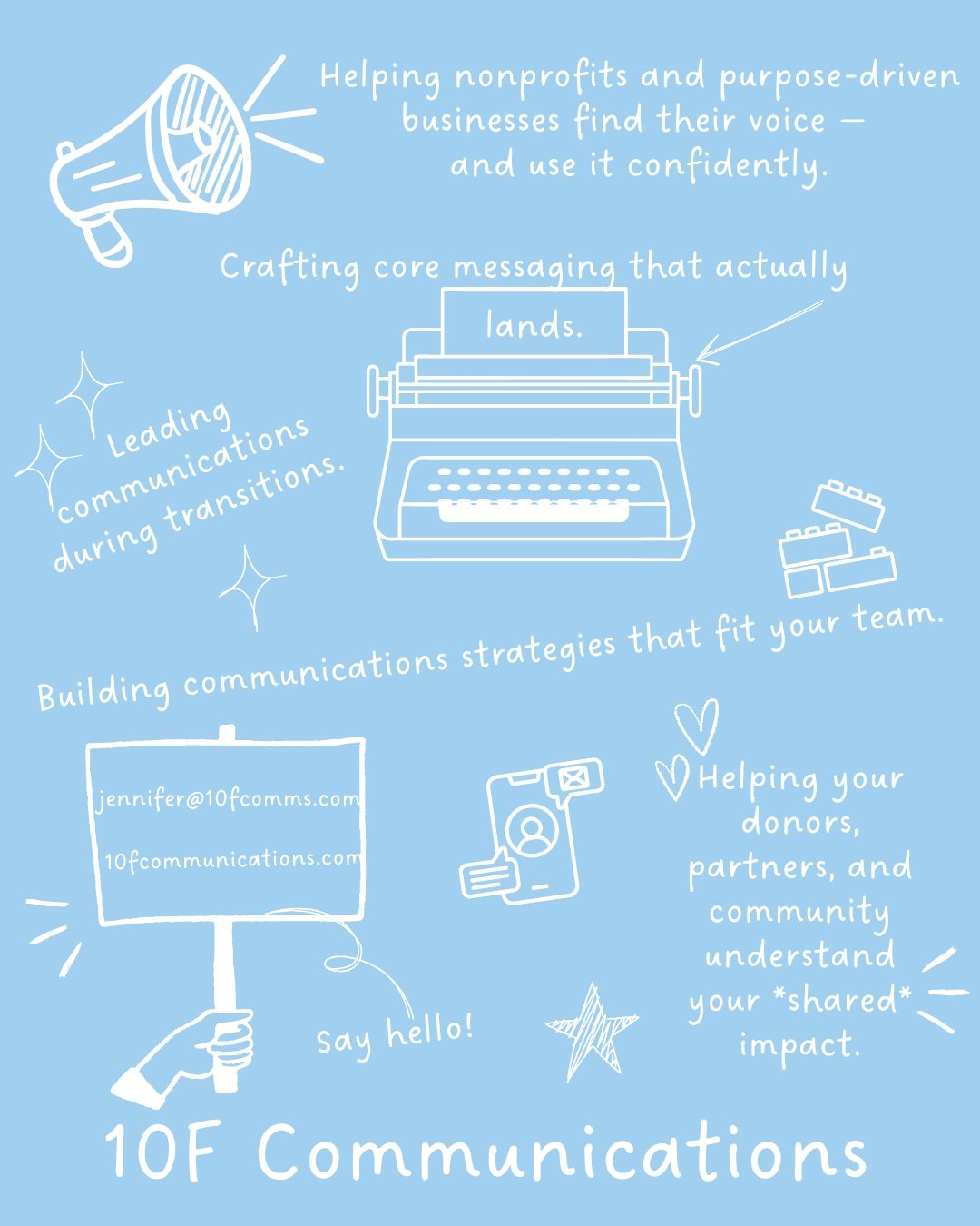 If your nonprofit or purpose-driven organization is ready to communicate with more clarity and confidence  10F Comms is here to help.

Drop a 👋 in the comments if this sounds like what you need!

#nonprofitcommunications #nonprofitmarketing #communi