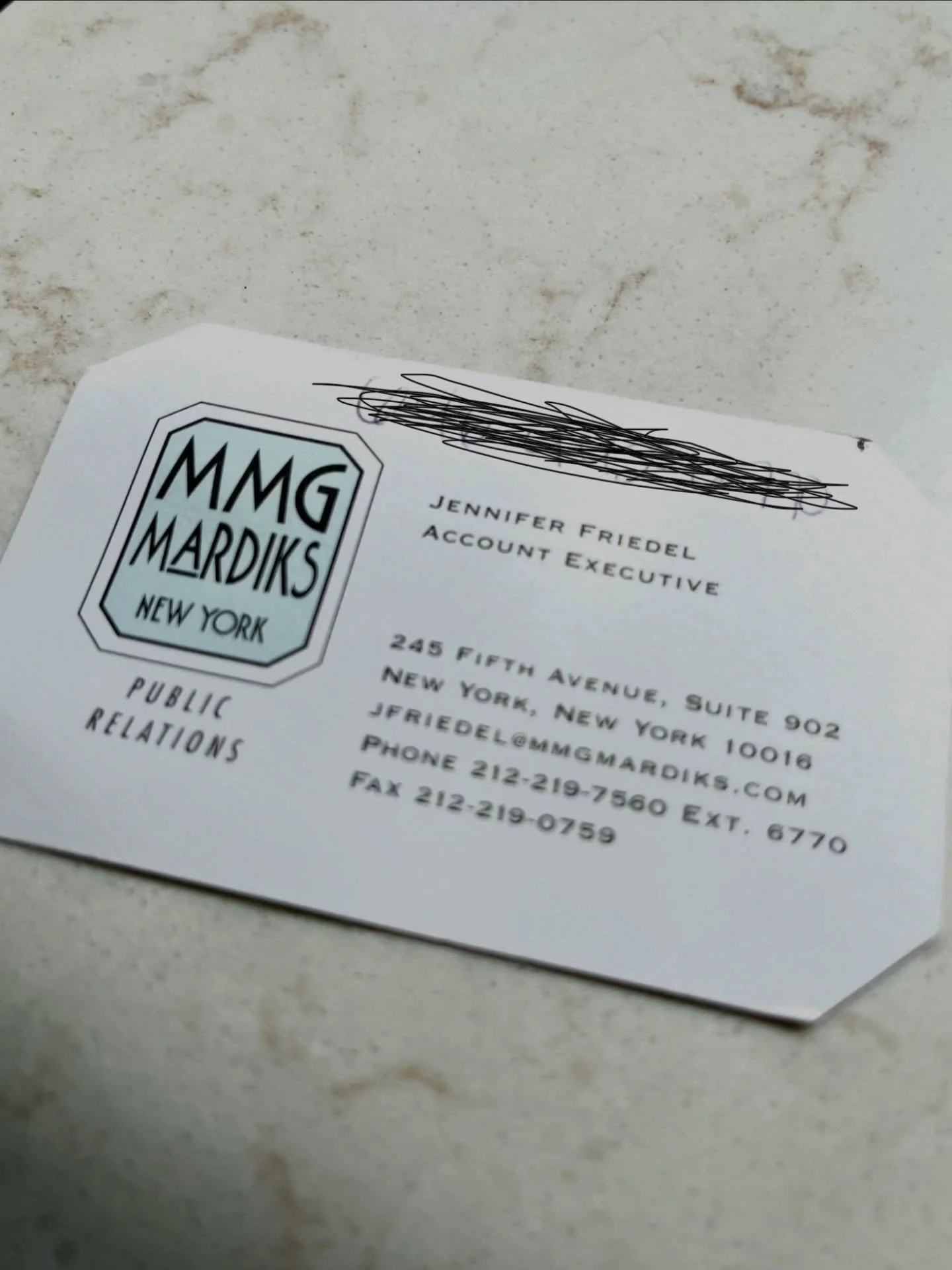 My dad found my business card today from my first PR job in NYC.

This version of me had no idea what was coming.

But she did know a few things.

She was determined, a little stubborn in the best way, endlessly curious, and always looking to learn a