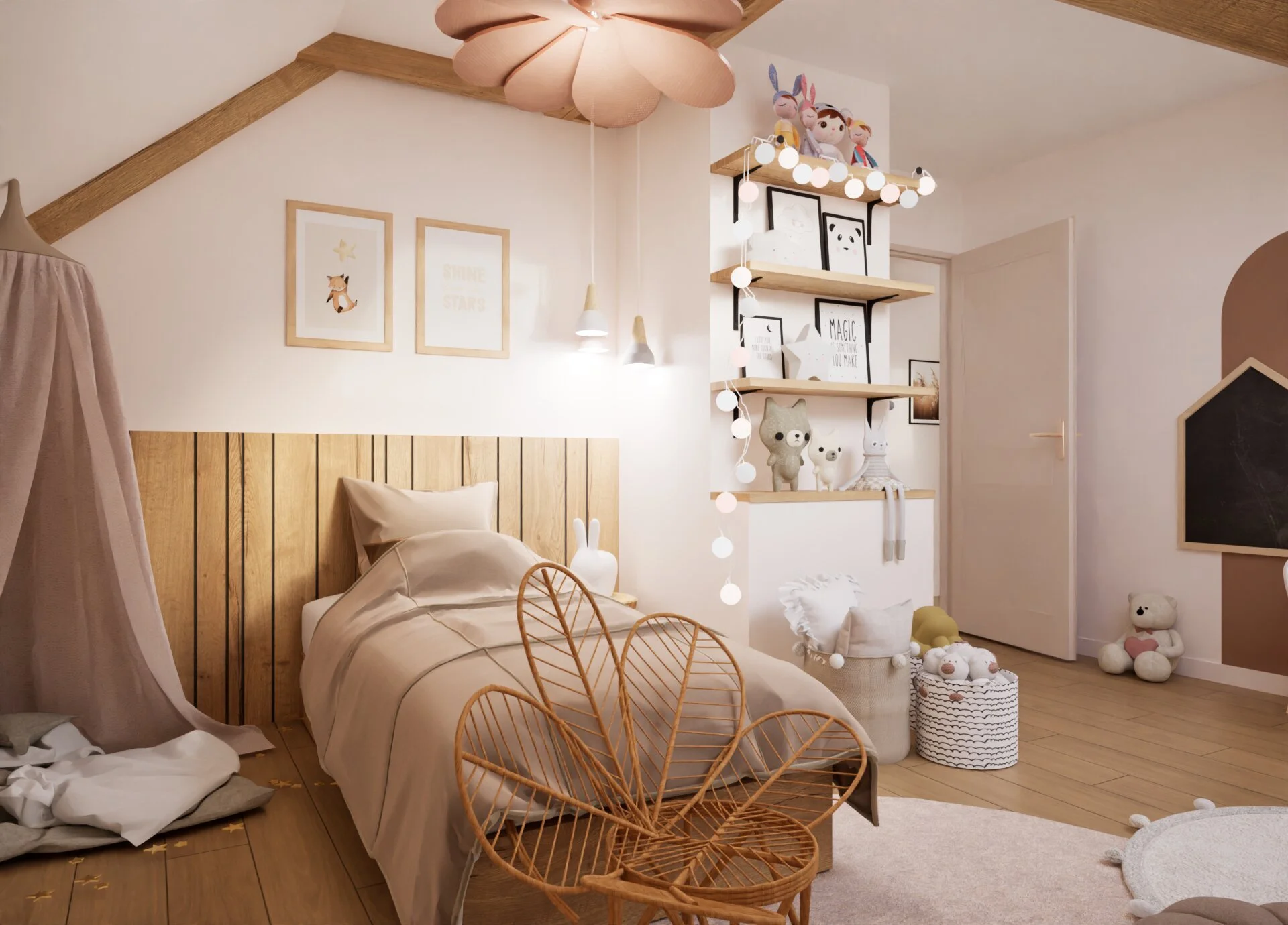 Agencement & Déco Chambres dans les Combles