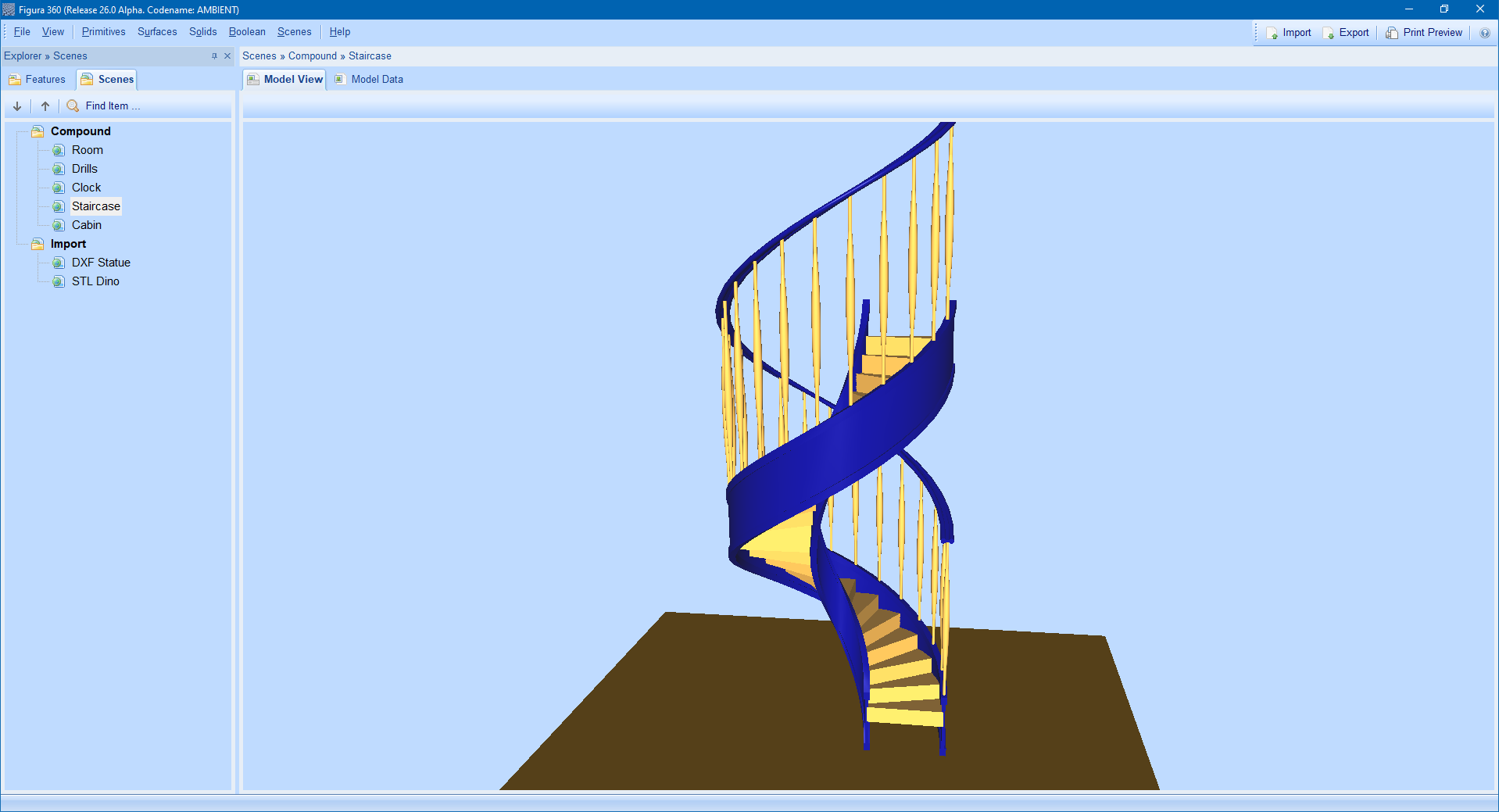Examples: Staircase Compound Scene