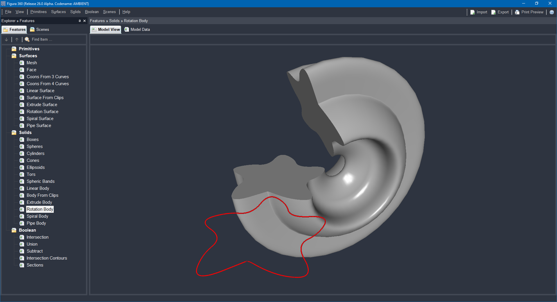 Capabilities: Solids Features