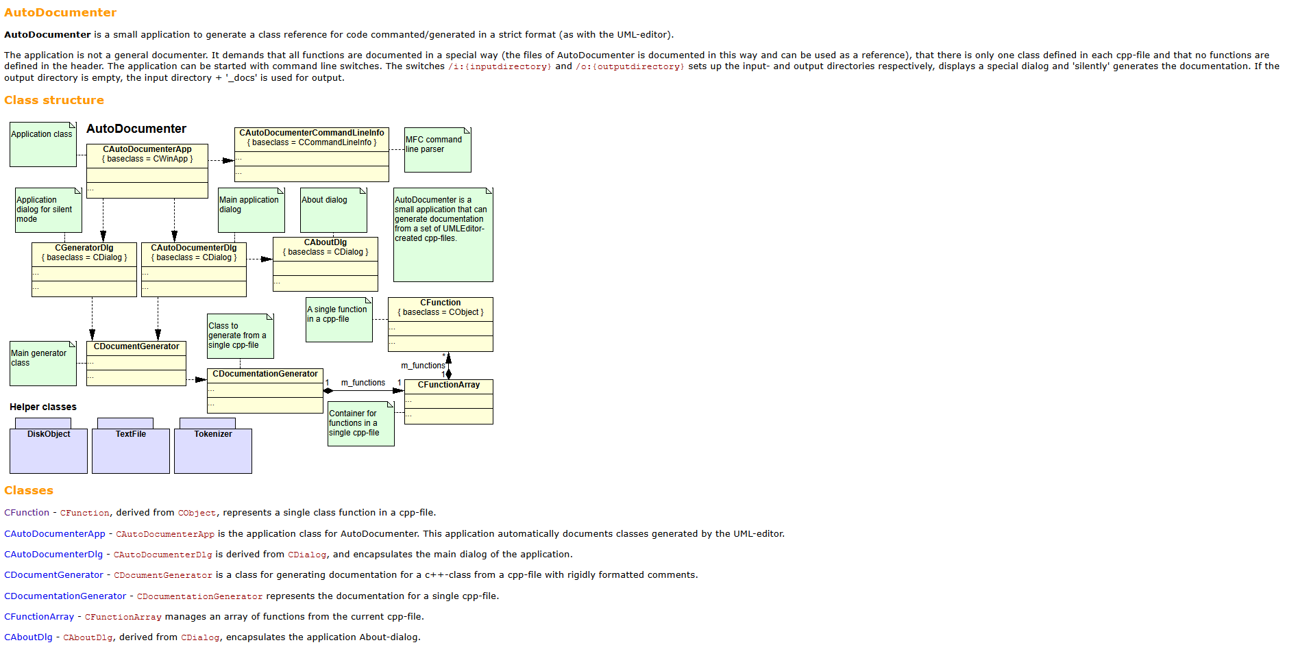 DIY Step 001: Learn about AutoDocumenter documentation