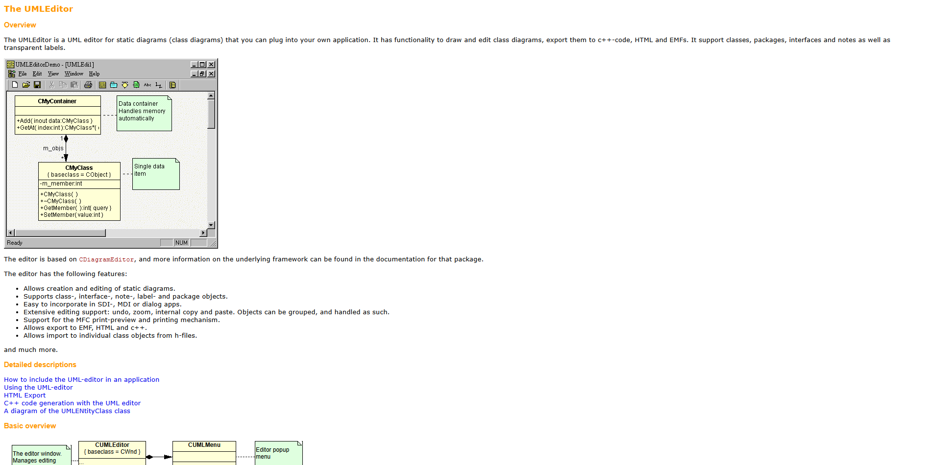 DIY Step 004: Learn UMLEditor from documentation