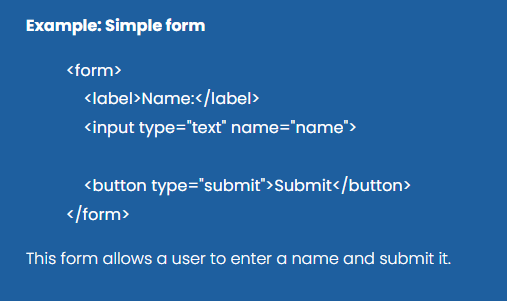 Lesson 3.2 — HTML Forms and User Input