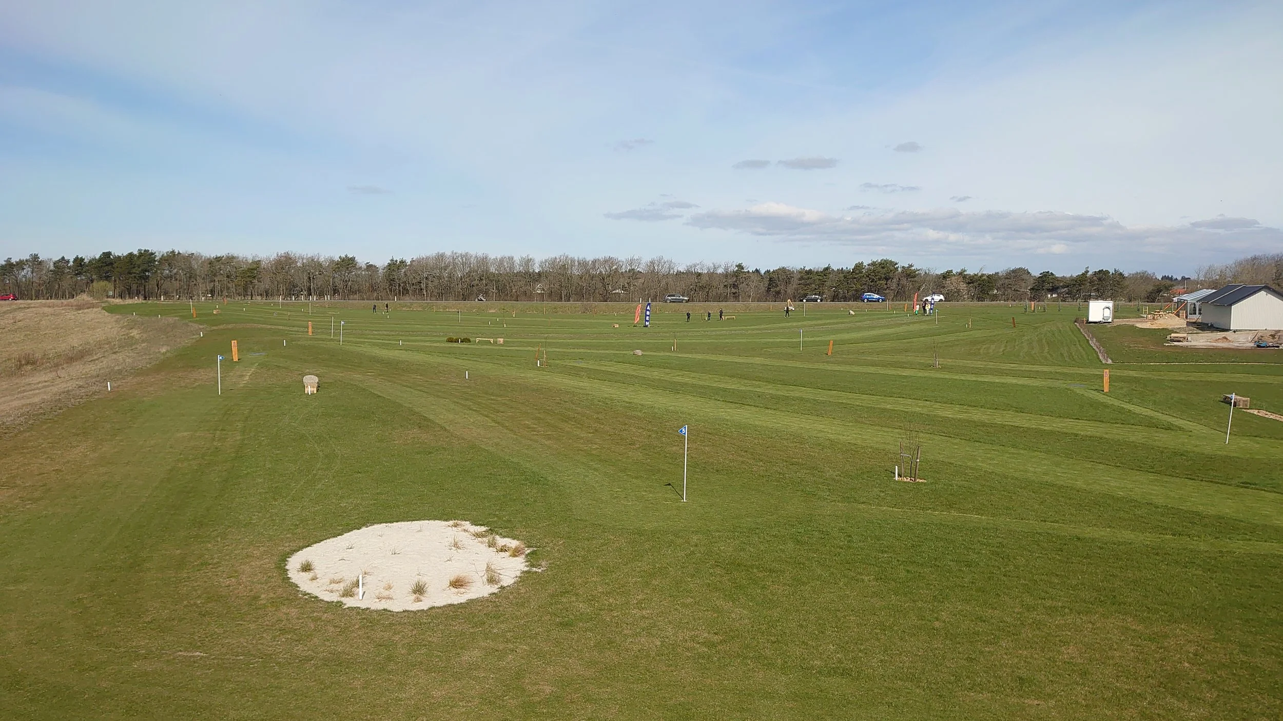 Parkgolfbanen set fra syd