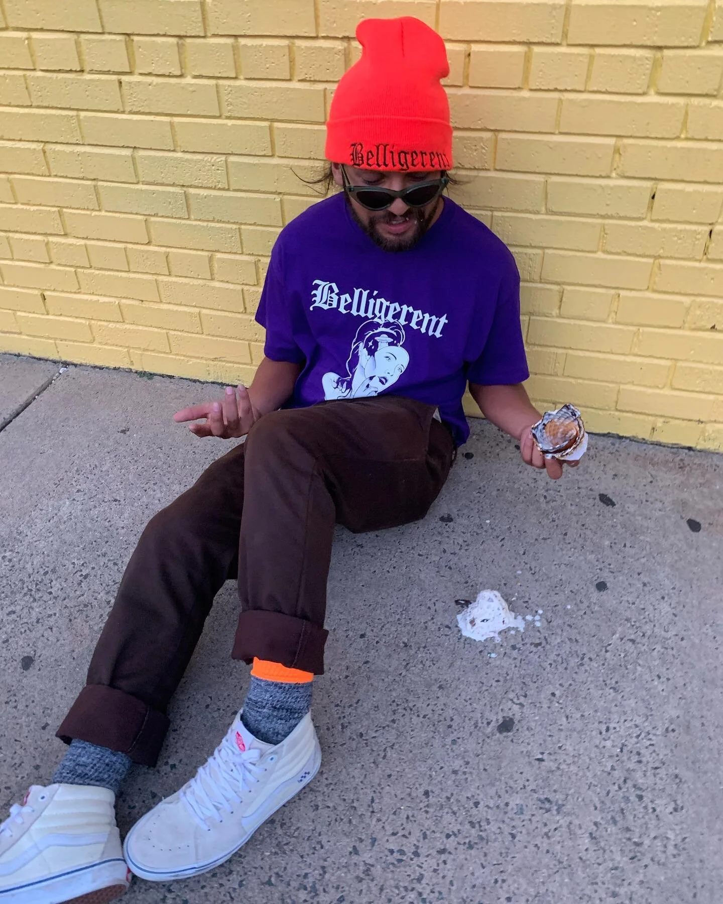 make your sad days better with Belligerent Lifestyle Apparel @getbelligerent ~ 
👤 : @charles_huebert 
#belligerent #fashion #charlotte #icecream