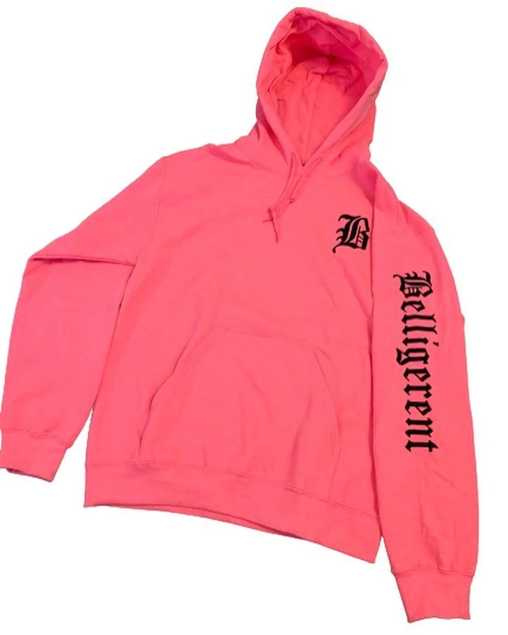 Belligerent embroidered hoodies are off the chain ⛓ You can pick one up today by visiting our website ✨ 
💖 getbelligerent.com 🖤 #belligerent #hoodie #fresh #fashion