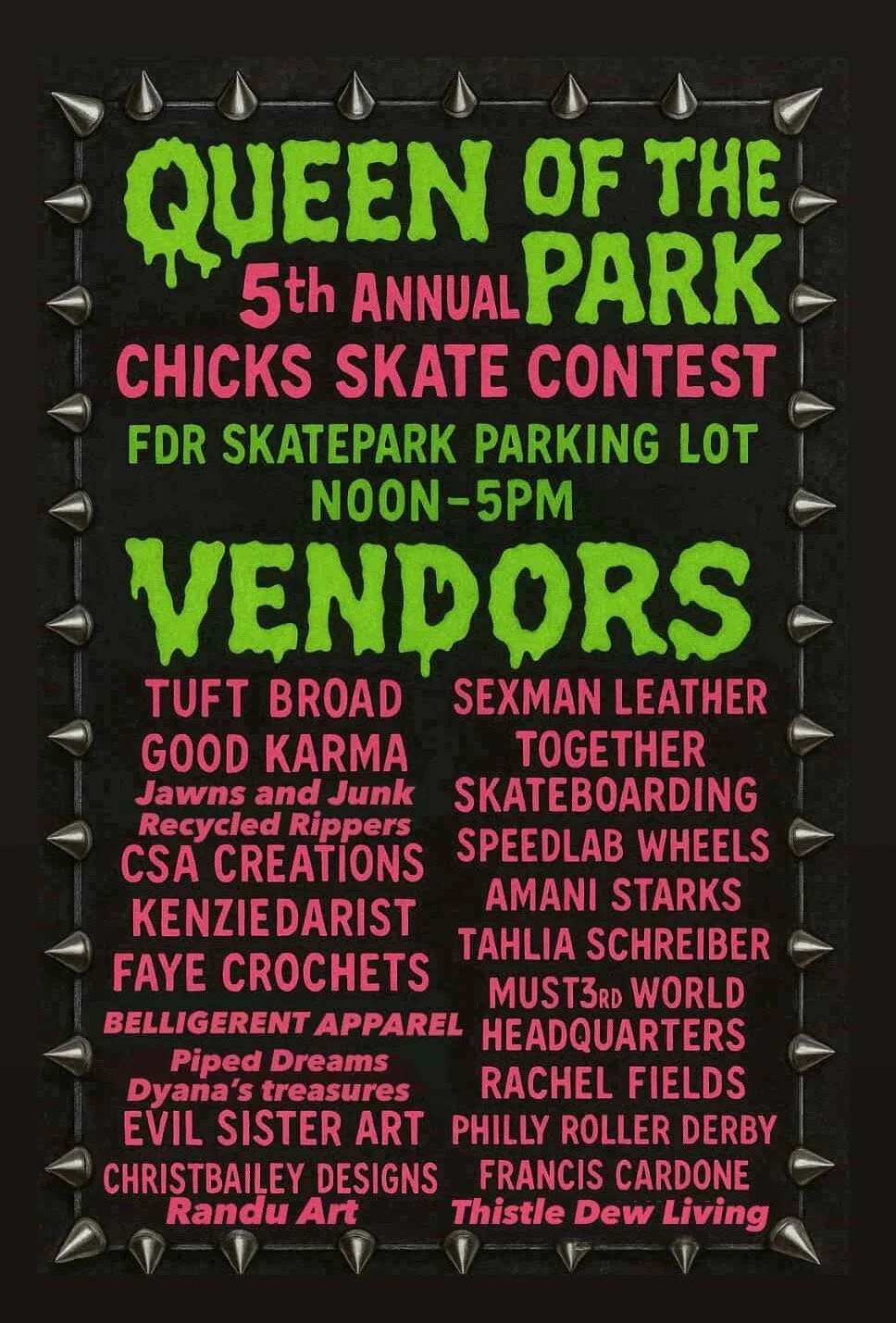 Belligerent Lifestyle to Sponsor "Queen of the Park" 5th Annual Chicks Skate Contest and Unveil 2025 Apparel Collection on June 7th in Philadelphia