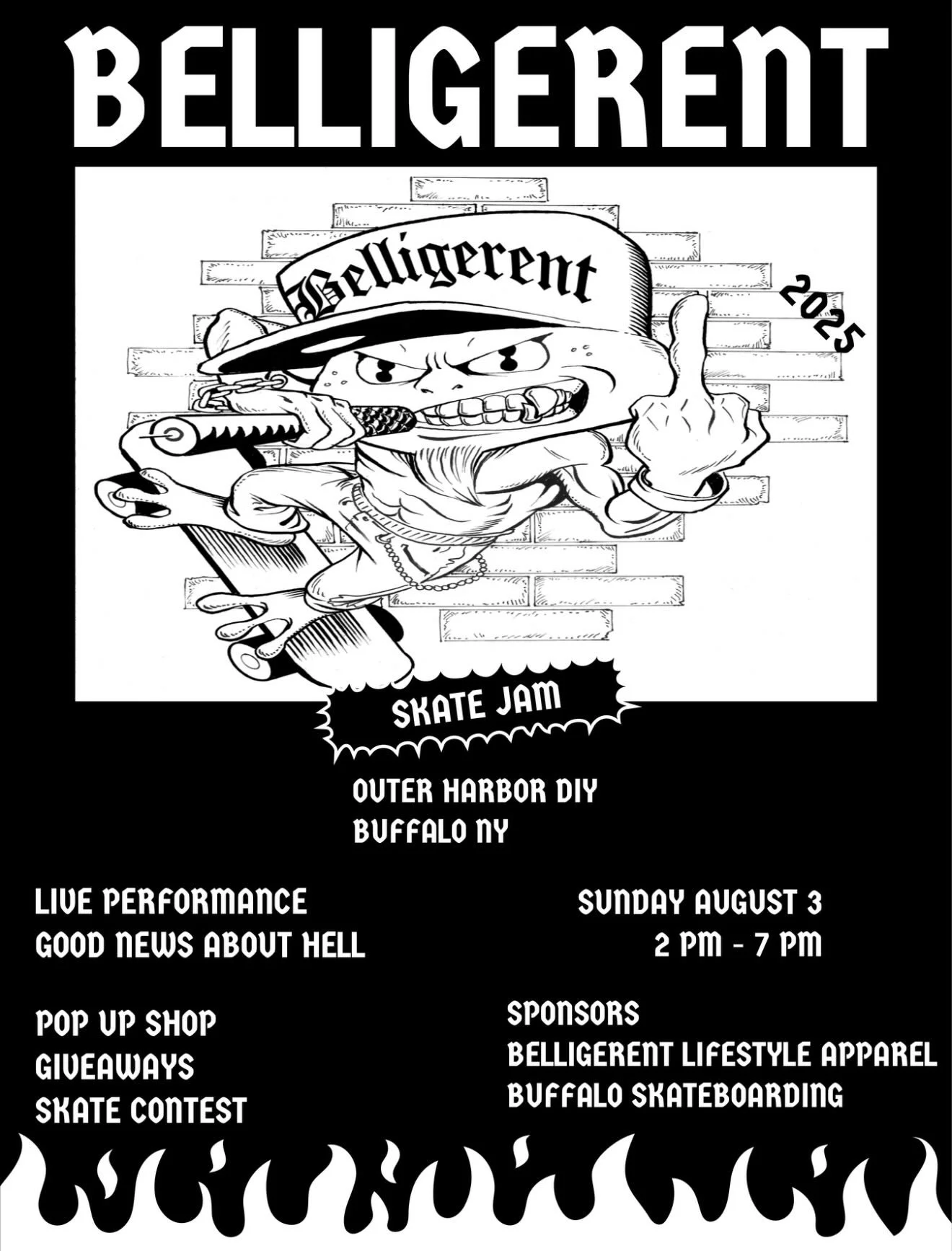 Belligerent Lifestyle Skate Team to Compete at Damn Am Buffalo 2025
