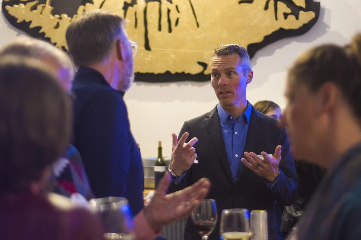 Travis LaBerge, Executive Director, at a Parlando event