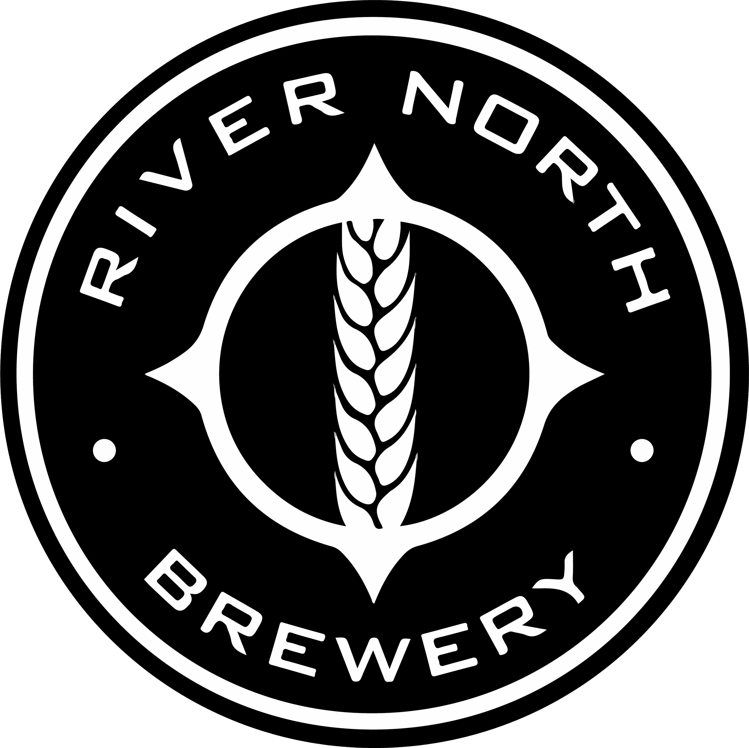 Circular logo with a cobra snake in the center, surrounded by the text 'VER N Or T' and 'REWE' in a circular pattern, all in black and white.