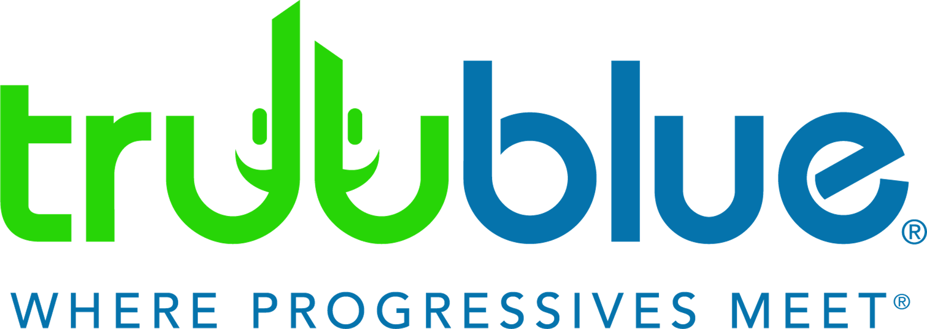 Fry's Electronics logo with the slogan 'Where Progressives Meet' in blue text.