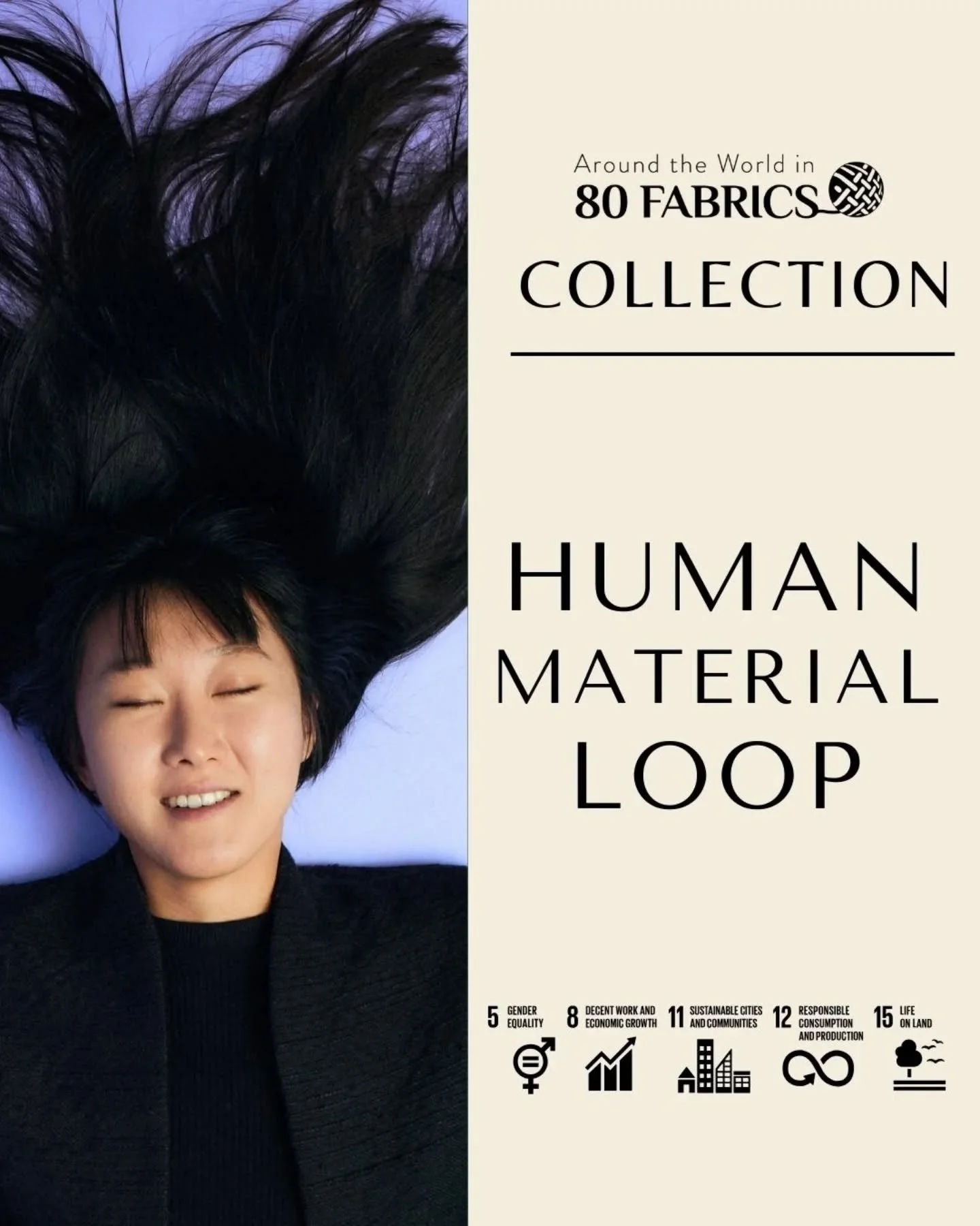 Today’s haircut, Tomorrow’s textile.
Human Material Loop is an innovation company focusing on the utilization of waste human hair for the development of high-performing products across various industries with the aim of empowering humans
