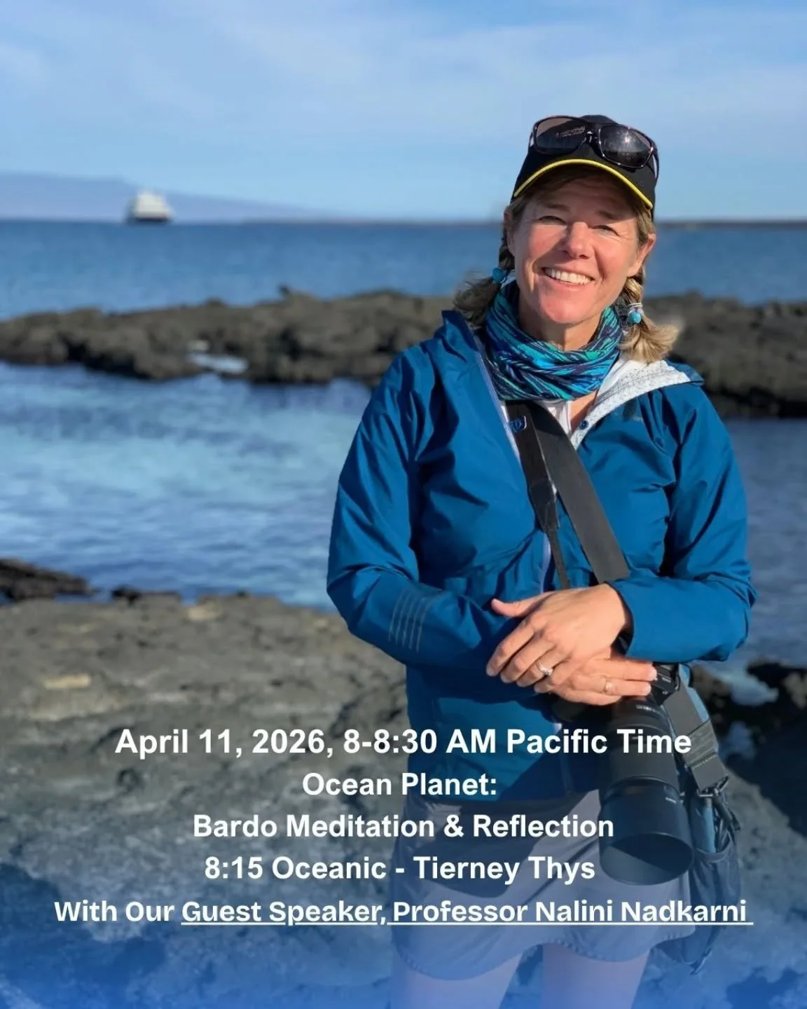 Tierney Thys Ocean Bardo Wisdom Series: Week 5

April 11: Ocean Planet: Oceanic &mdash; Tierney Thys

Led by Professor Nalini Nadkarni, on the effects of nature on the human brain.

Link in Bio or check 1st comment for zoom link.
