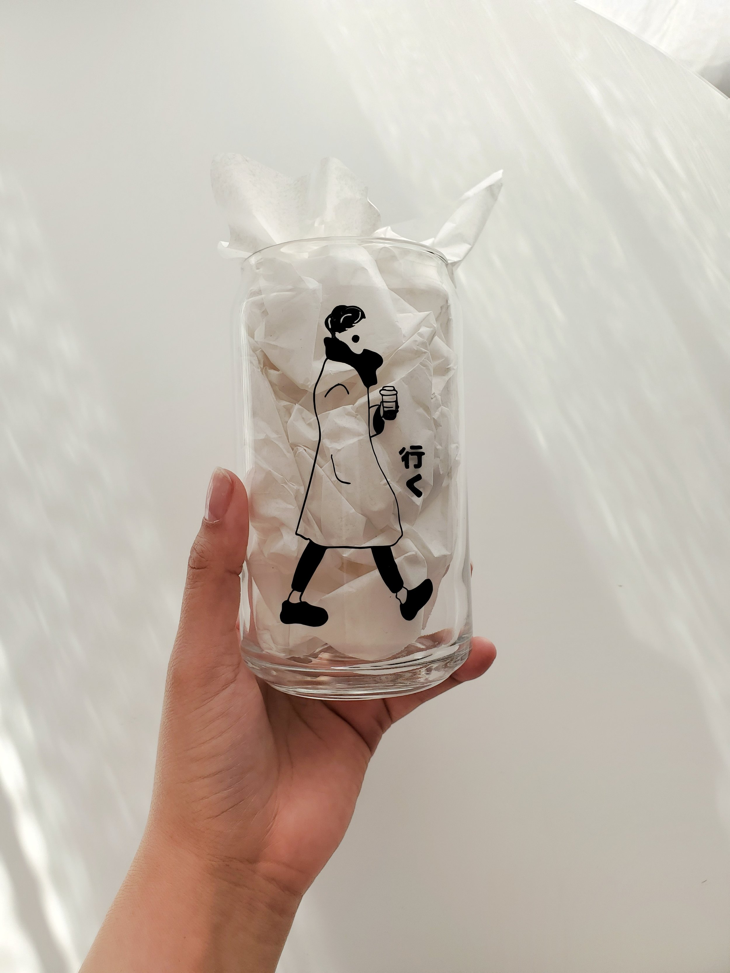 16 oz Go Places Glass Cup