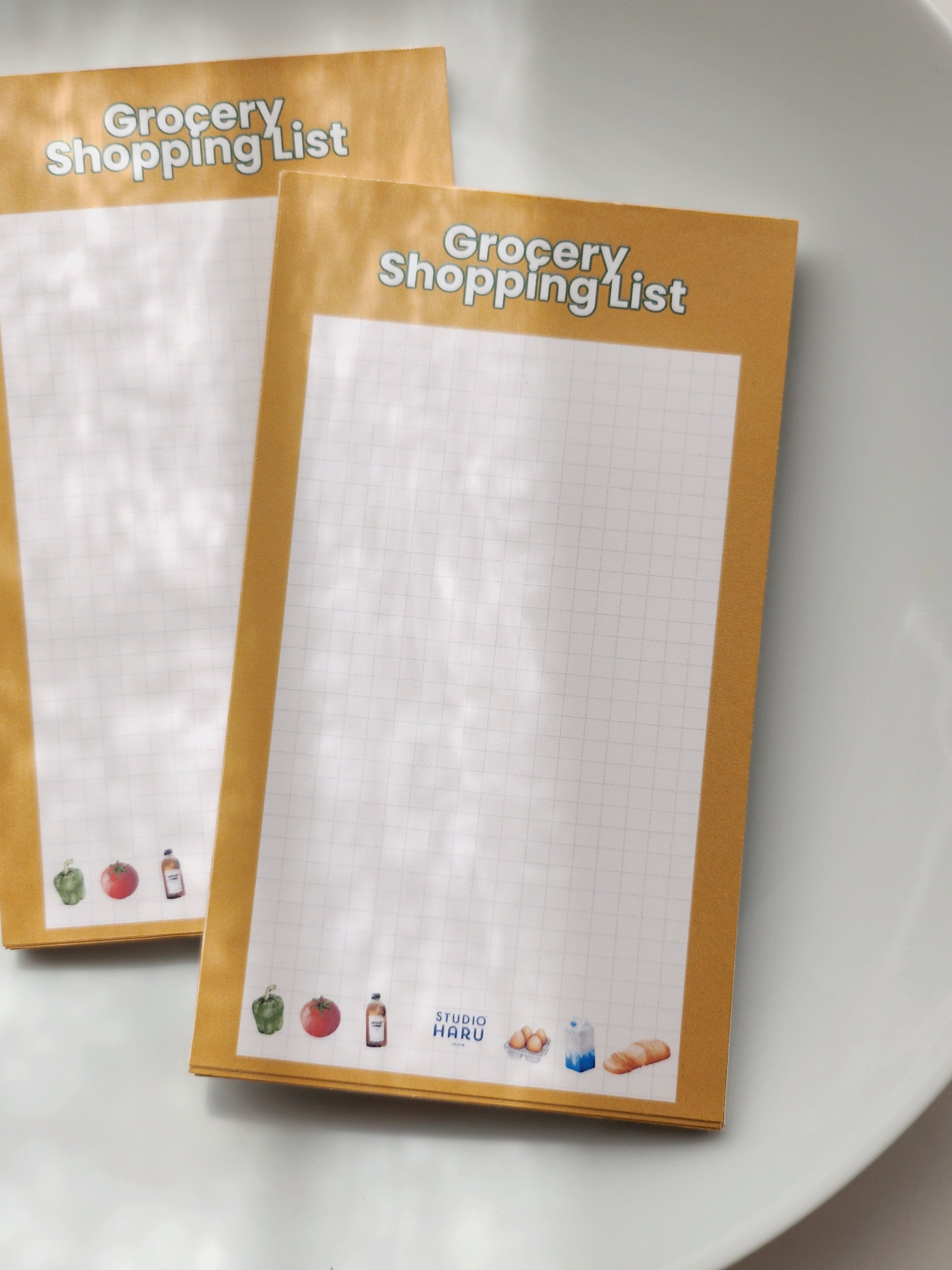 Grocery Shopping List Notepad