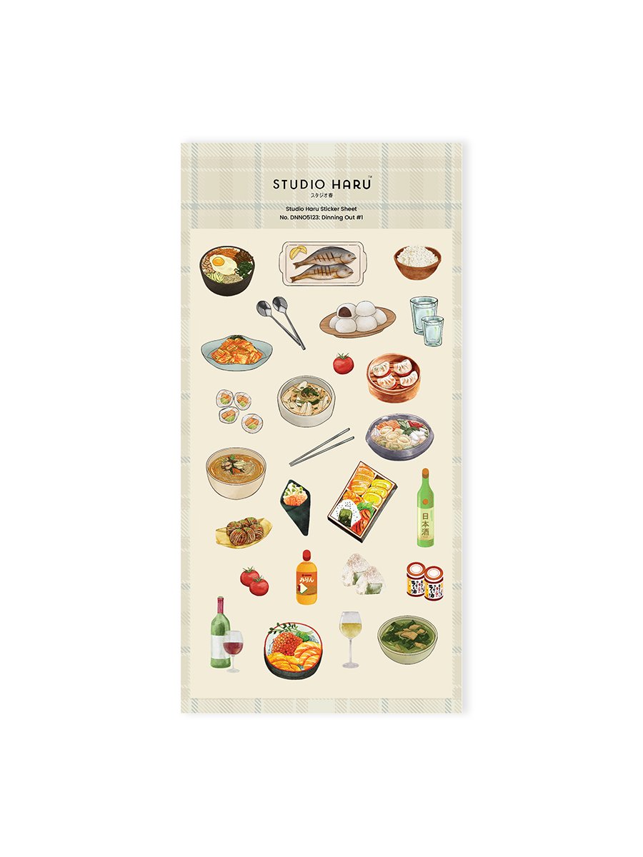 Dining Out #1 Sticker Sheet