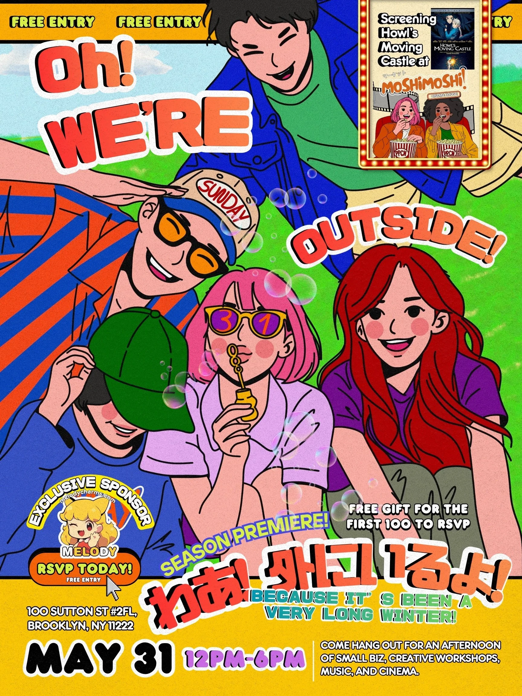 MoshiMoshi Market — “Oh! We’re Outside!” Season Premiere.