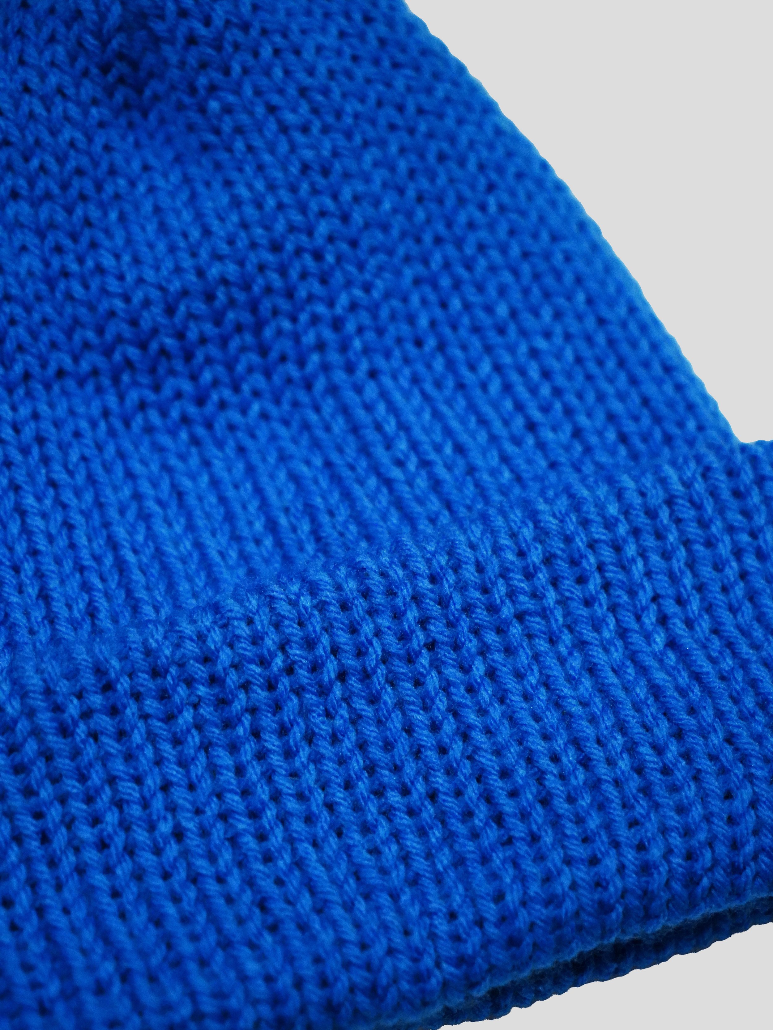 Knitted Double-sided Cuffed Beanie Beanie Royal Blue_2.jpg