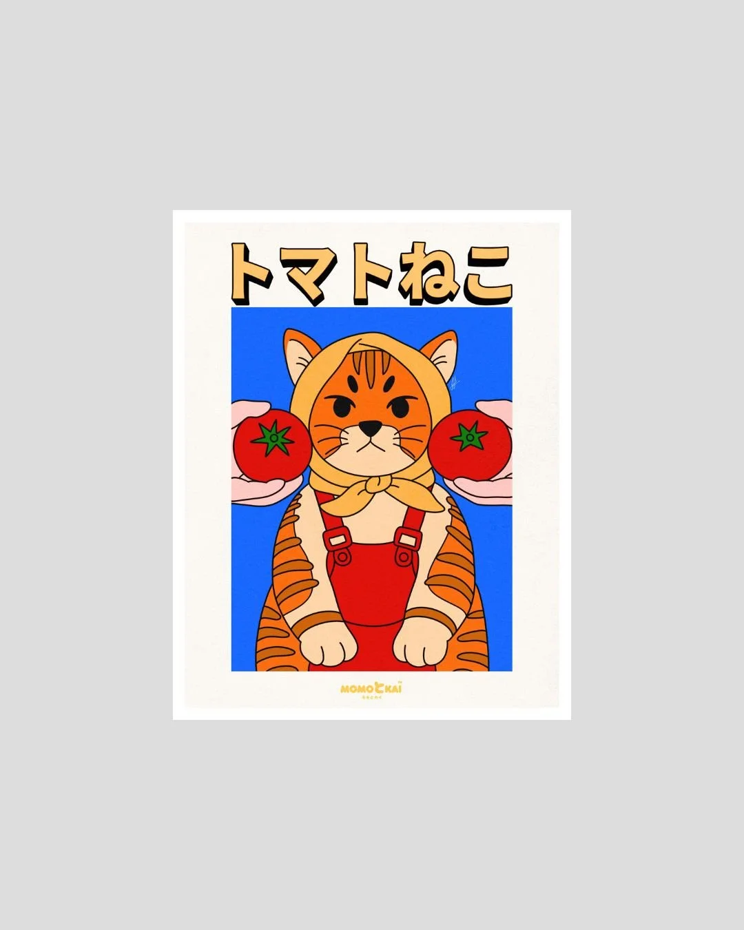 トマトねこ Art Print