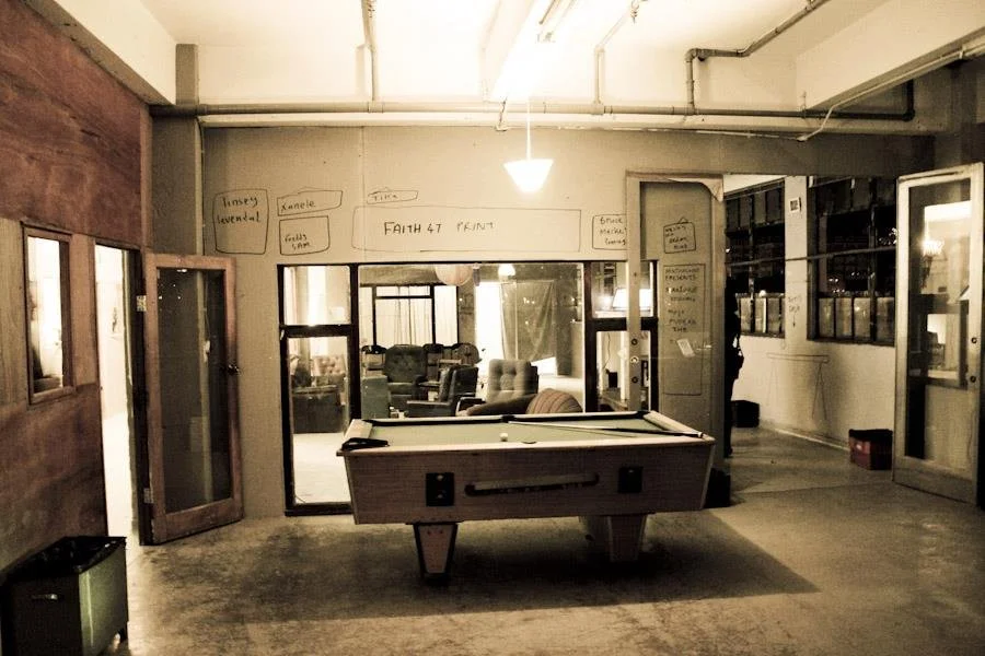 "it's not over" Cape Town exhibition room