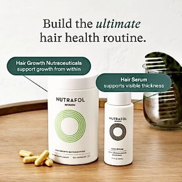 Nutrafol is the #1 dermatologist recommended hair growth supplement.
It is clinically tested to target multiple key root causes of thinning hair for both men and women throughout all stages and lifestyles. 

Neutraceuticals: The physician formulated 